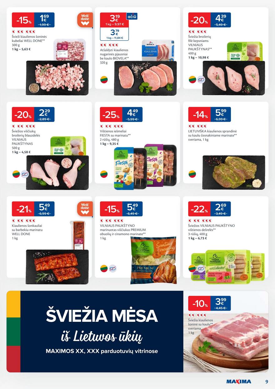 Maxima kaininis leidinys akcijos nuo 
  2024-01-03 iki 
  2024-01-08 | Leidinukas.lt puslapis 9