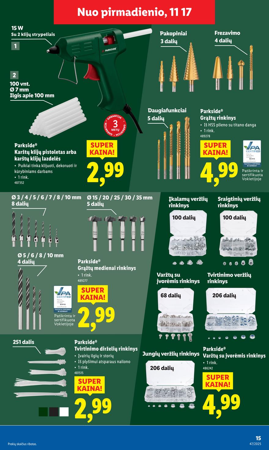 Lidl leidinys naujas akcijos nuo 
  2025-11-17 iki 
  2025-11-23 | Leidinukas.lt puslapis 15