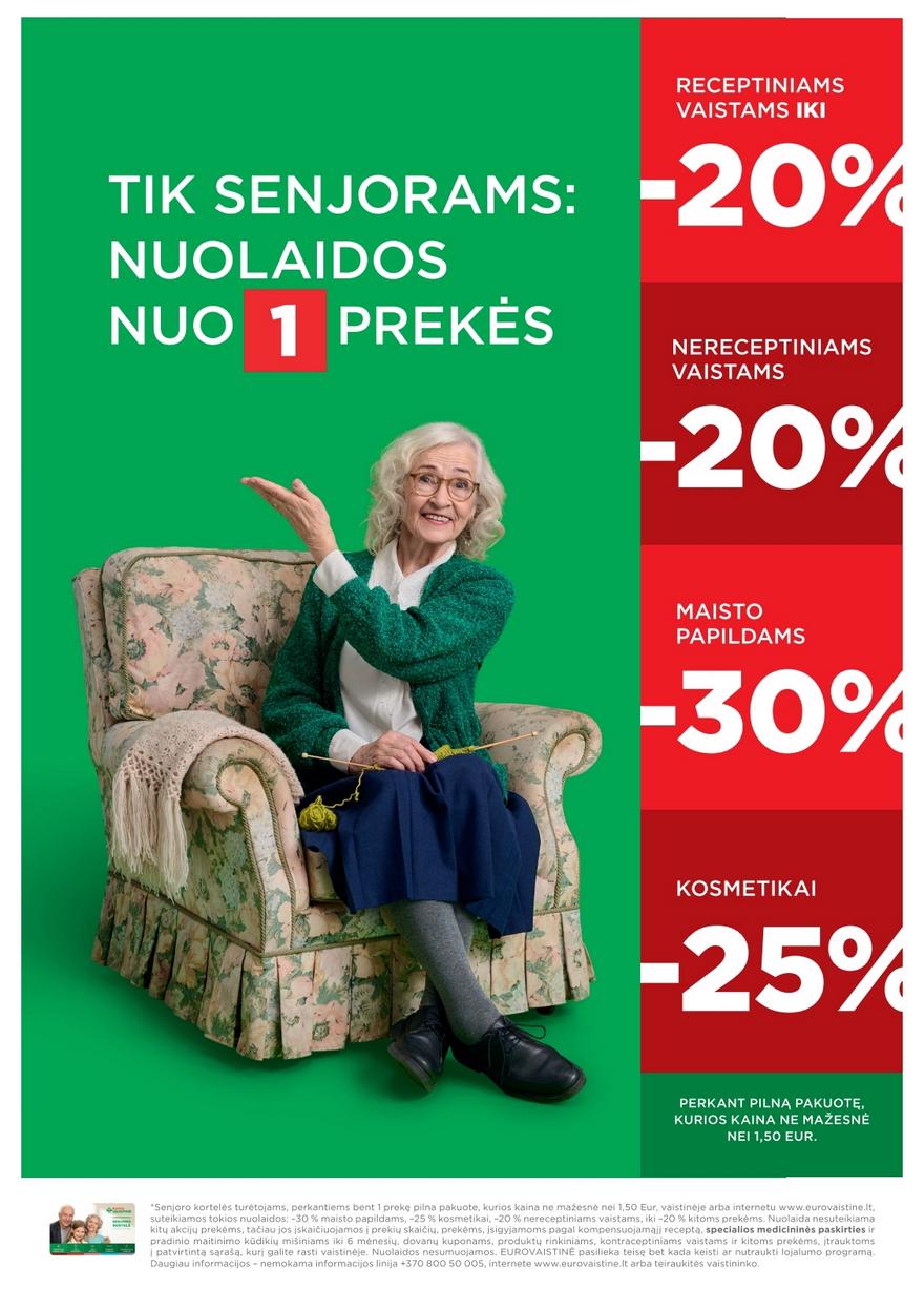Euro vaistinė katalogas akcijos nuo 
  2026-06-01 iki 
  2026-06-30 | Leidinukas.lt puslapis 9