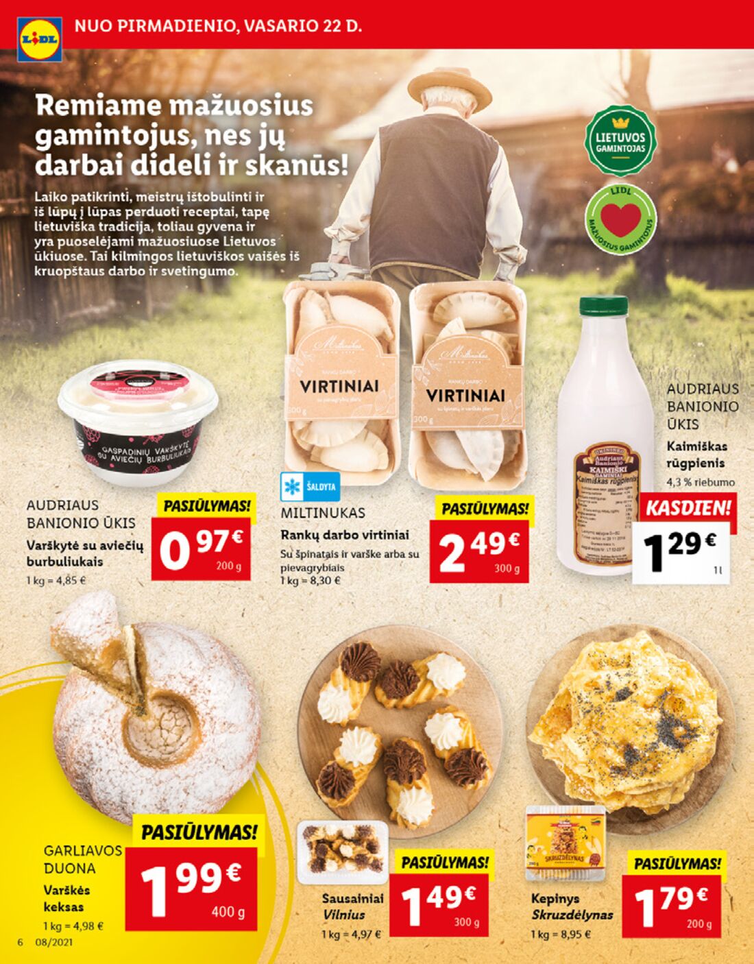 Lidl savaitinis leidinys akcijos nuo 
  2021-02-22 iki 
  2021-02-28 | Leidinukas.lt puslapis 6