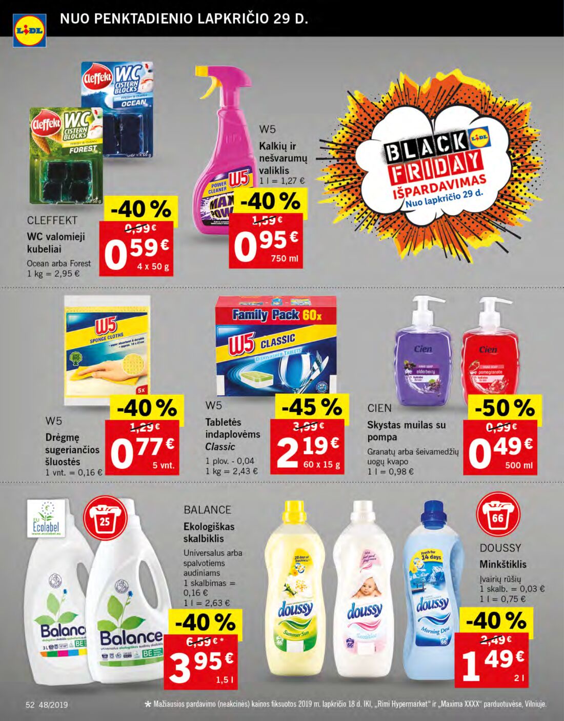 Lidl savaitinis leidinys akcijos nuo 
  2019-11-25 iki 
  2019-12-01 | Leidinukas.lt puslapis 52