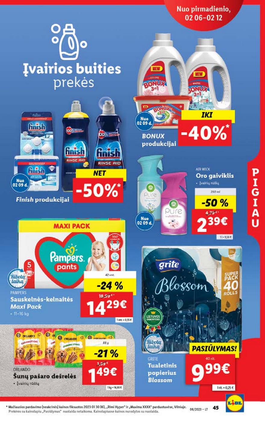 Lidl pasiūlymai akcijos nuo 
  2023-02-06 iki 
  2023-02-12 | Leidinukas.lt puslapis 43
