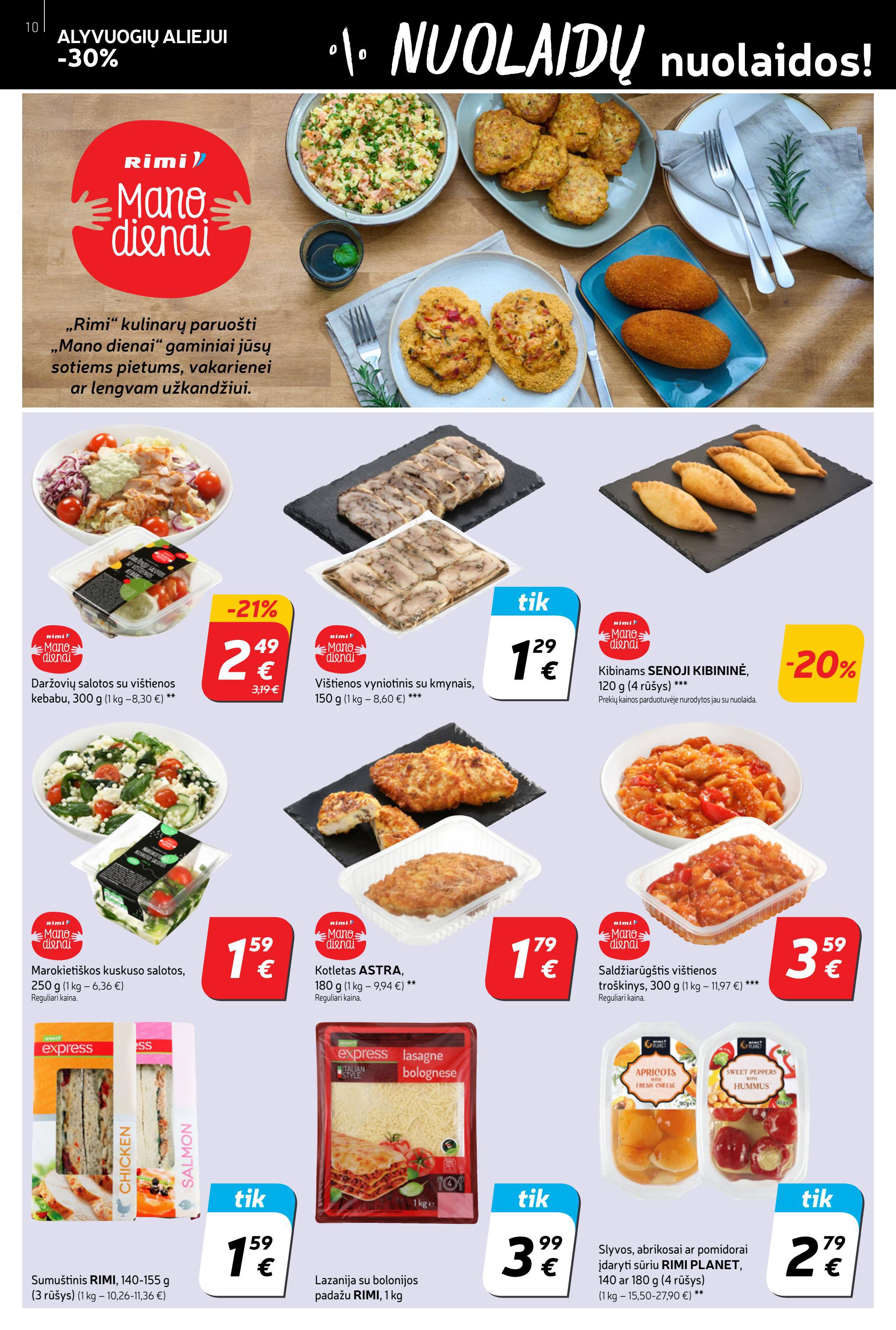 Rimi savaitinis leidinys akcijos nuo 
  2022-02-08 iki 
  2022-02-14 | Leidinukas.lt puslapis 10