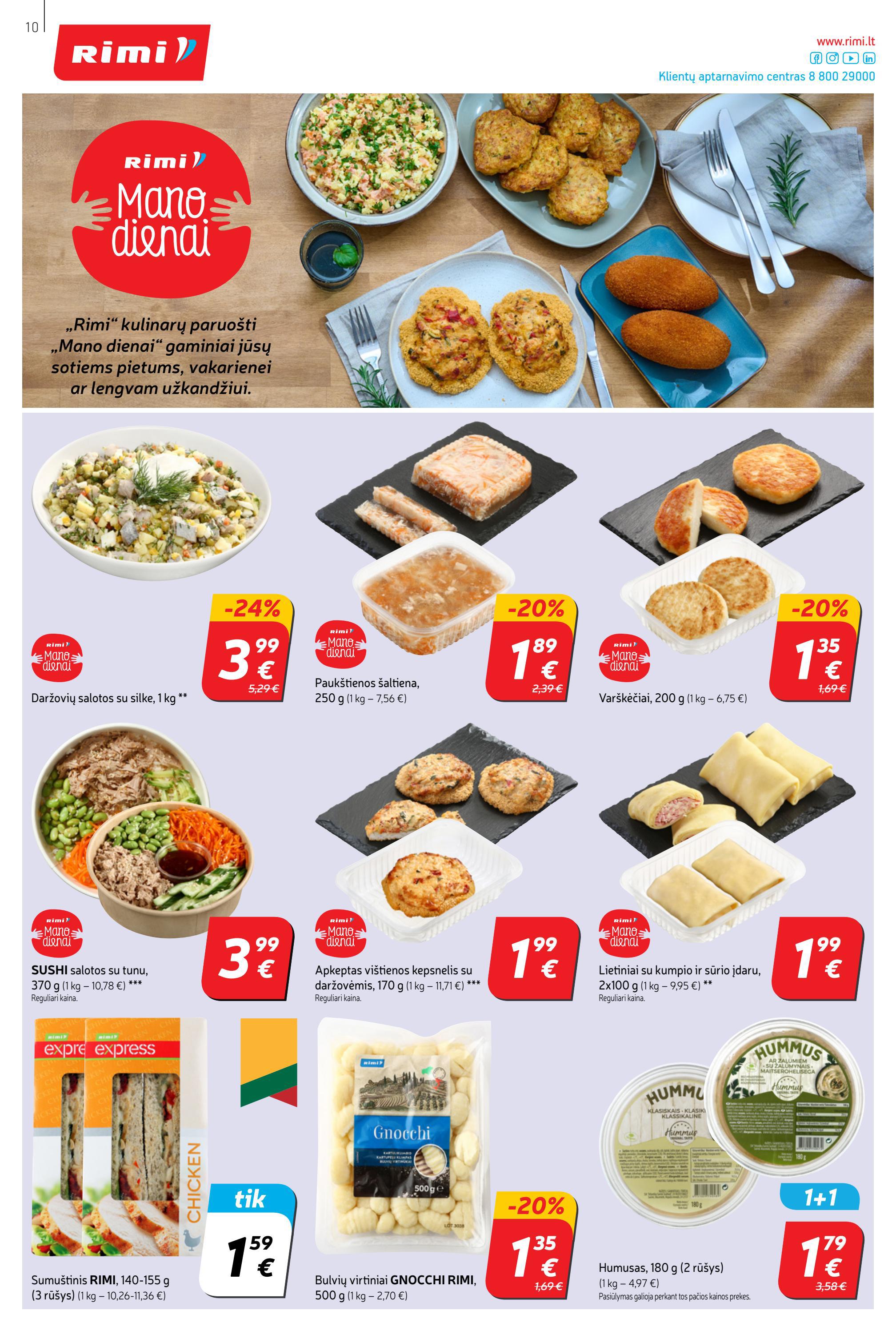 Rimi savaitinis leidinys akcijos nuo 
  2022-03-08 iki 
  2022-03-14 | Leidinukas.lt puslapis 10