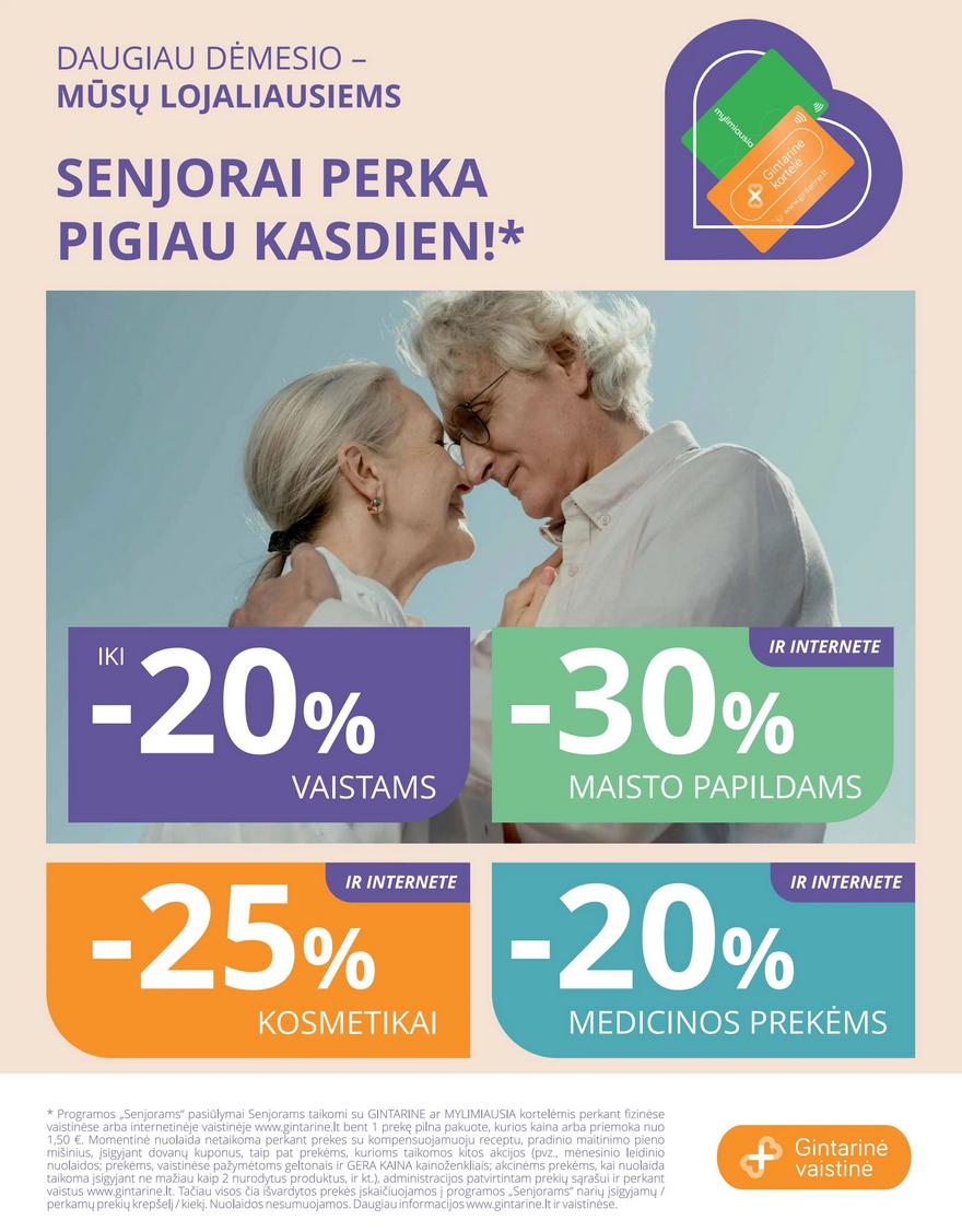 Gintarinės vaistinės leidinys akcijos nuo 
  2025-08-01 iki 
  2025-08-31 | Leidinukas.lt puslapis 11