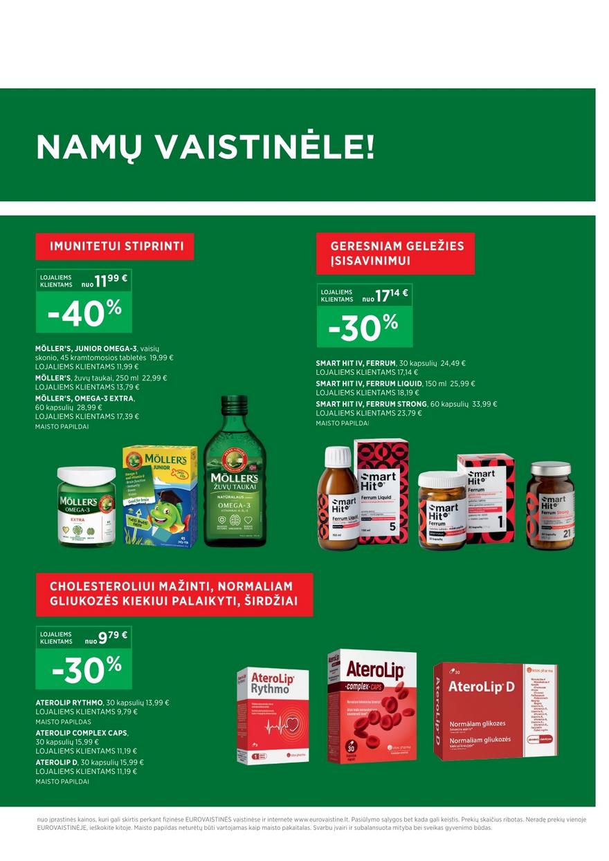 Euro vaistinė katalogas akcijos nuo 
  2025-11-01 iki 
  2025-11-30 | Leidinukas.lt puslapis 9
