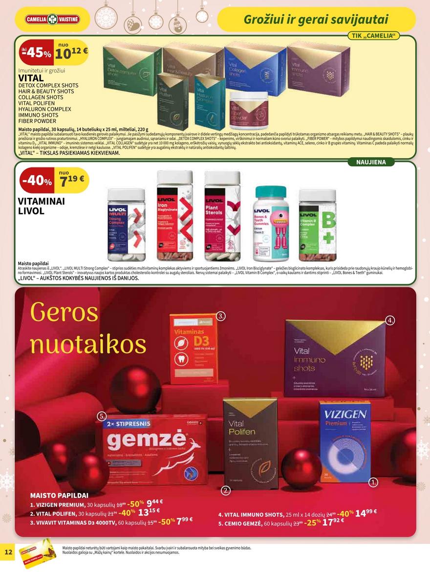 Camelia leidinys akcijos nuo 
  2025-12-01 iki 
  2025-12-31 | Leidinukas.lt puslapis 12