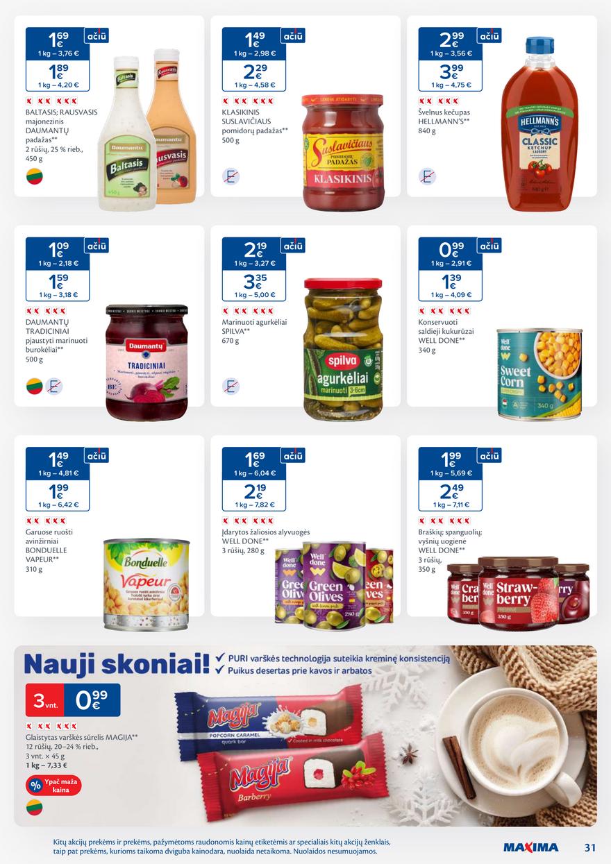 Maxima leidinukas akcijos nuo 
  2025-11-11 iki 
  2025-11-17 | Leidinukas.lt puslapis 31