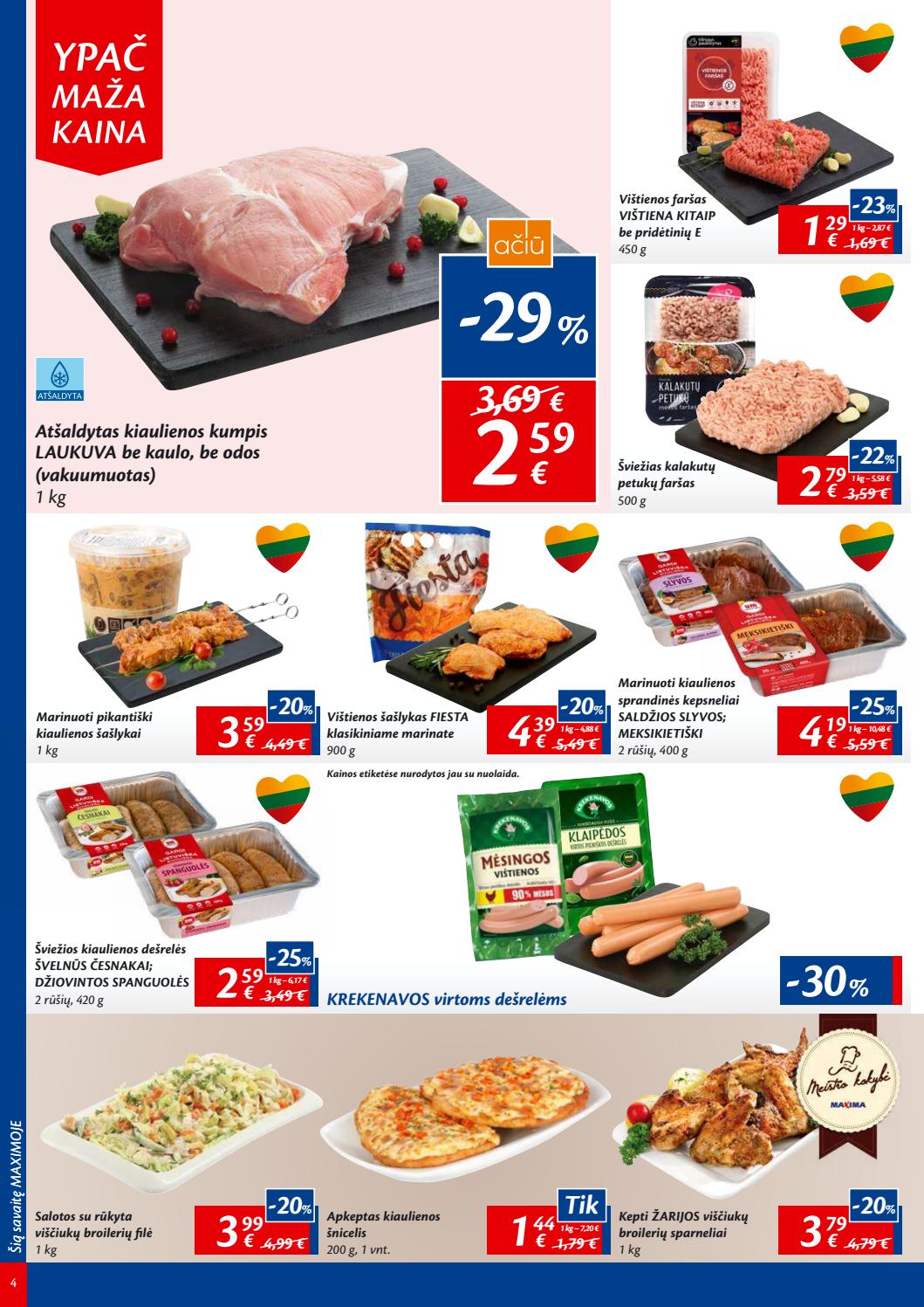 Maxima kaininis leidinys akcijos nuo 
  2019-08-06 iki 
  2019-08-12 | Leidinukas.lt puslapis 4