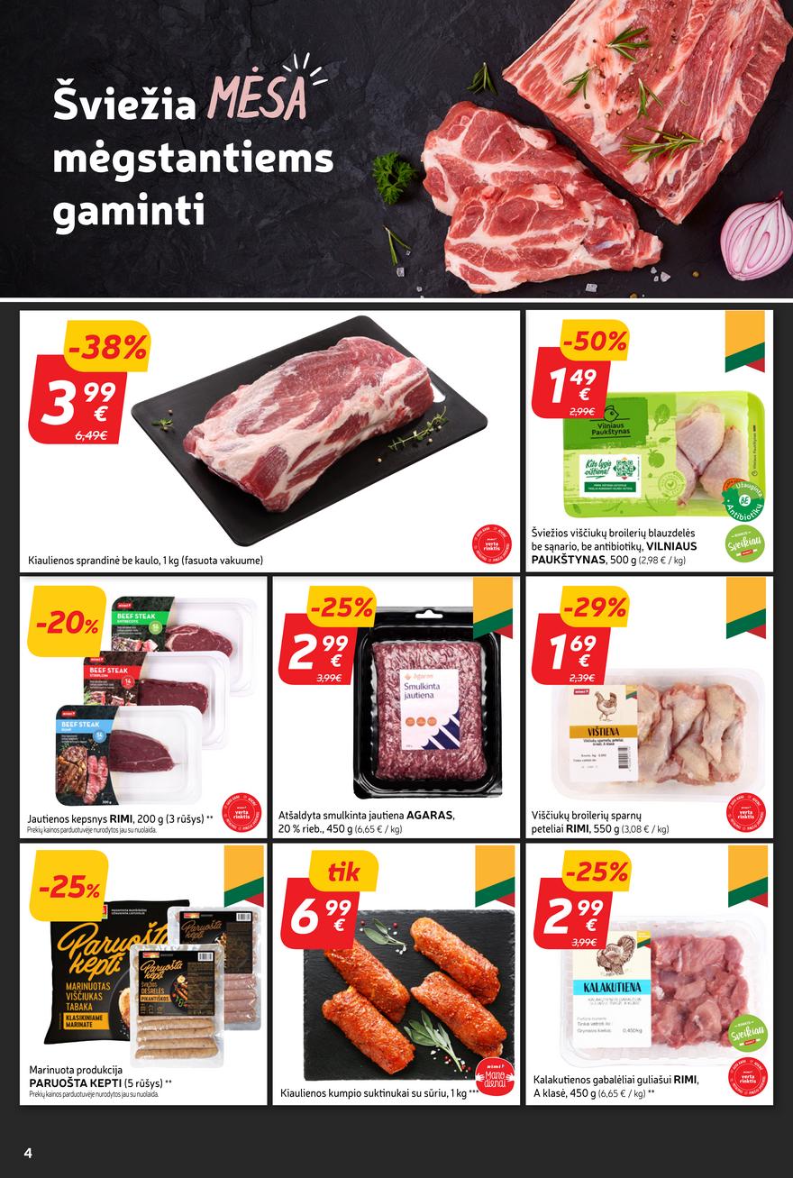 Rimi savaitinis leidinys akcijos nuo 
  2024-01-09 iki 
  2024-01-15 | Leidinukas.lt puslapis 4