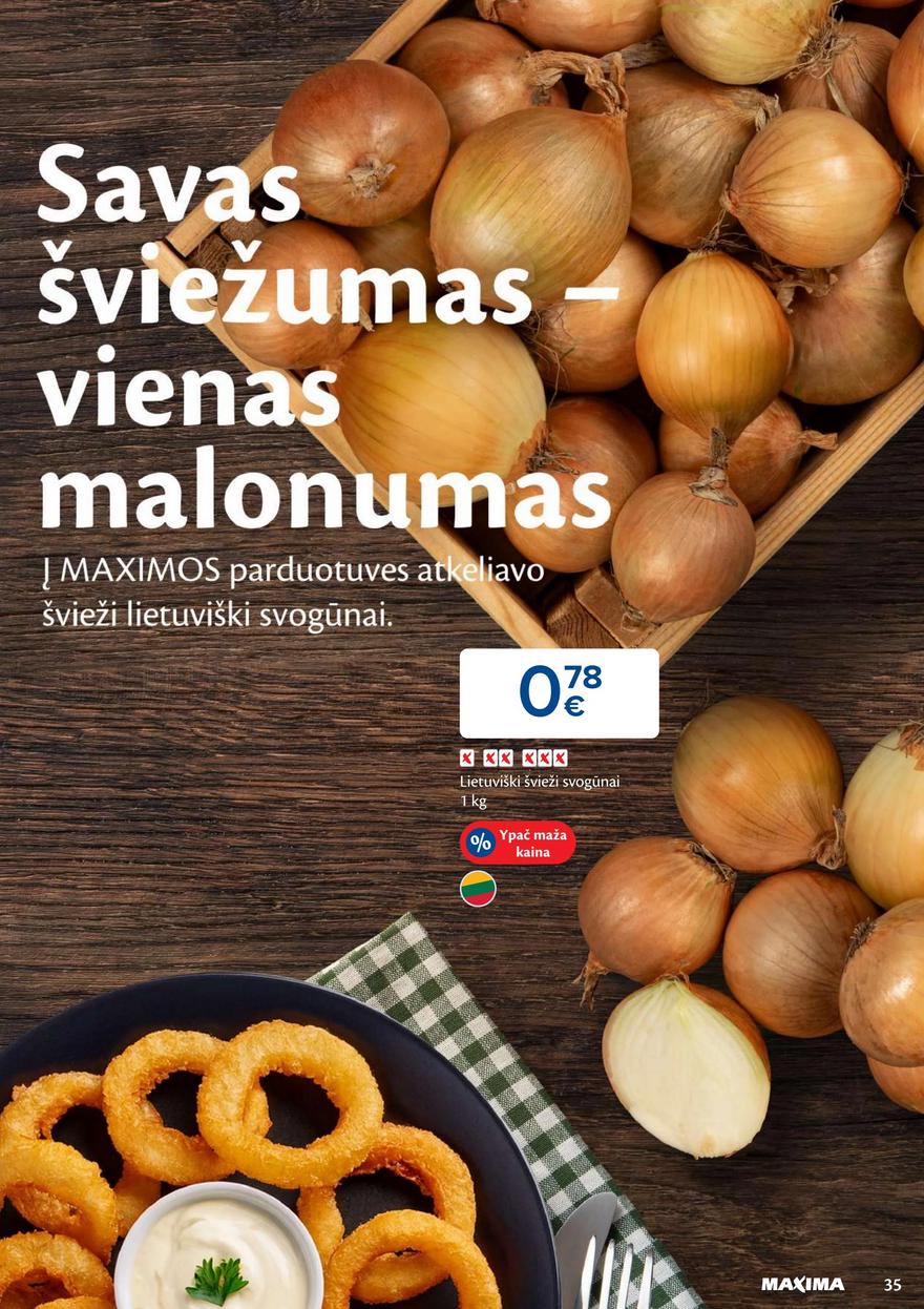 Maxima savaitinis leidinys akcijos nuo 
  2025-09-30 iki 
  2025-10-06 | Leidinukas.lt puslapis 35