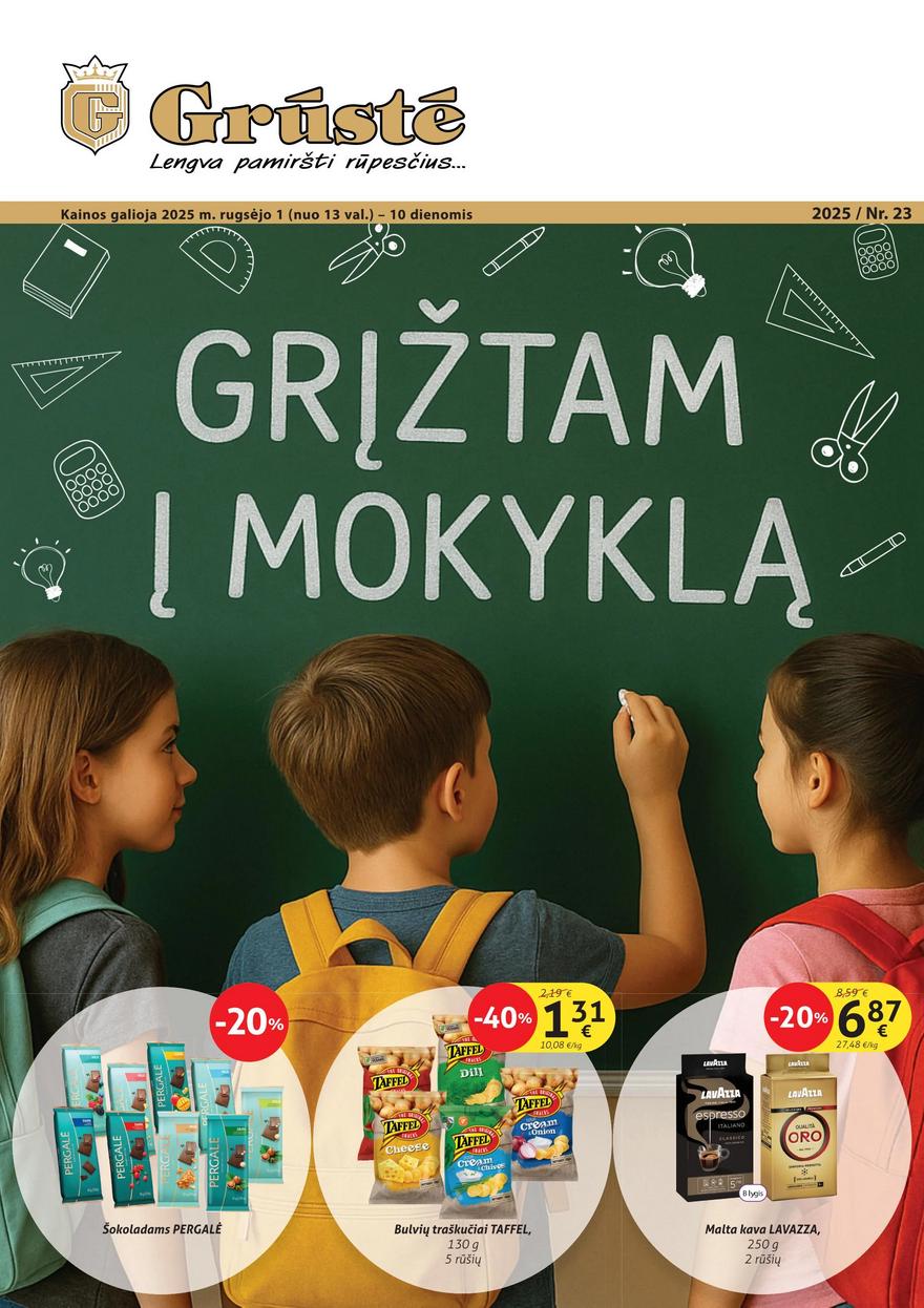 Grūstės leidinys akcijos nuo 
  2025-09-01 iki 
  2025-09-10 | Leidinukas.lt puslapis 1
