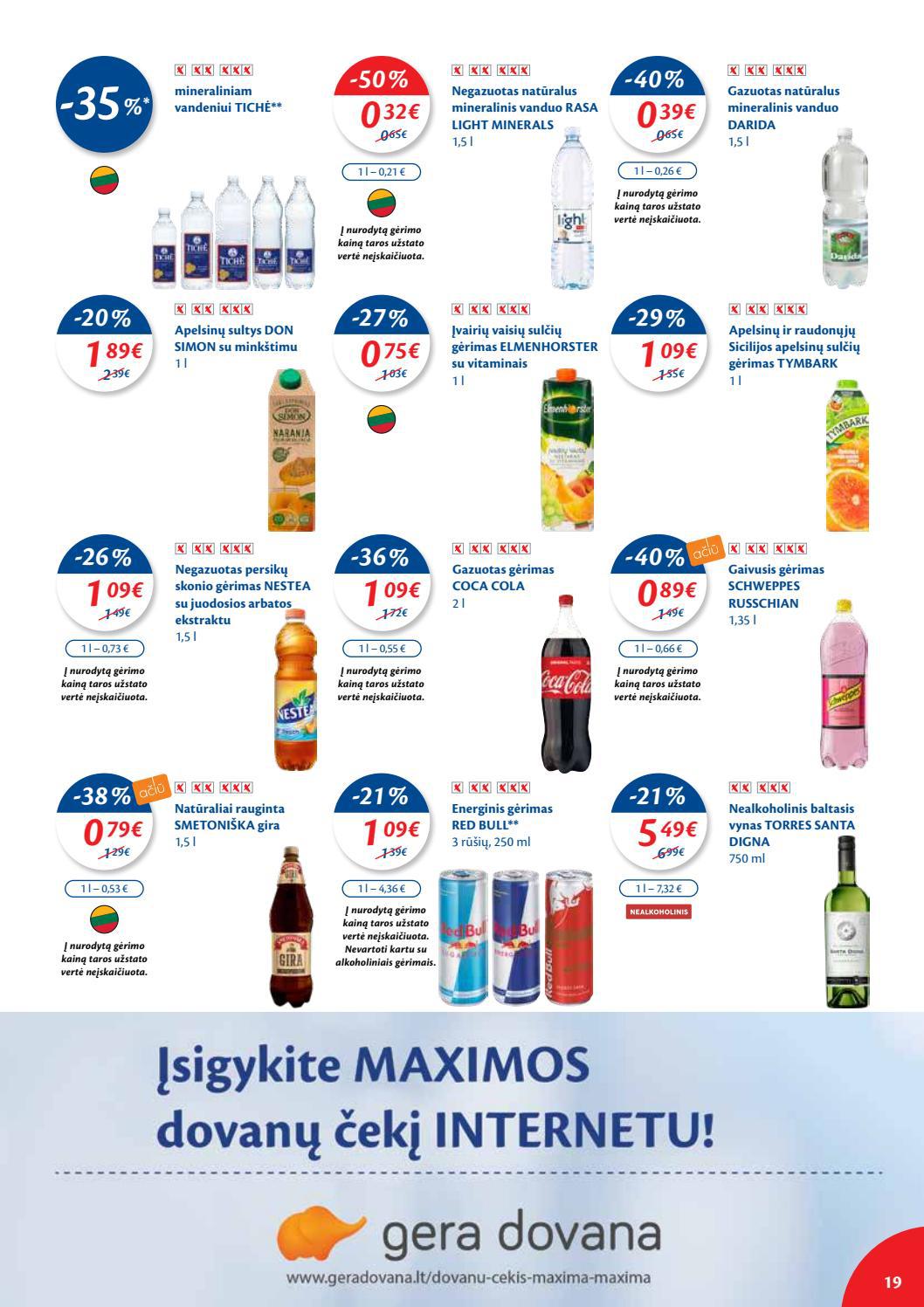 Maxima leidinys akcijos nuo 
  2021-11-09 iki 
  2021-11-15 | Leidinukas.lt puslapis 19
