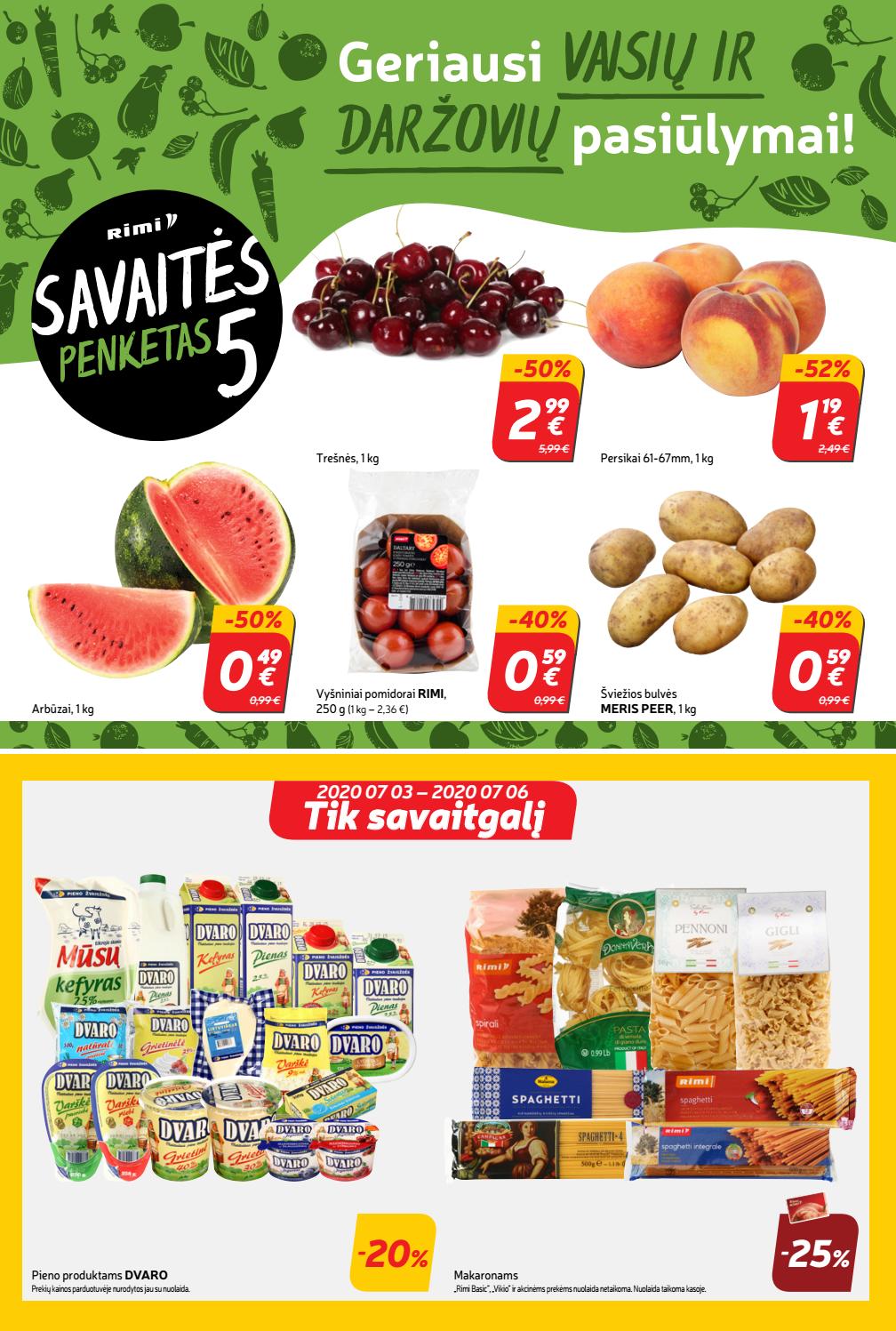 Rimi savaitinis leidinys akcijos nuo 
  2020-06-30 iki 
  2020-07-06 | Leidinukas.lt puslapis 23
