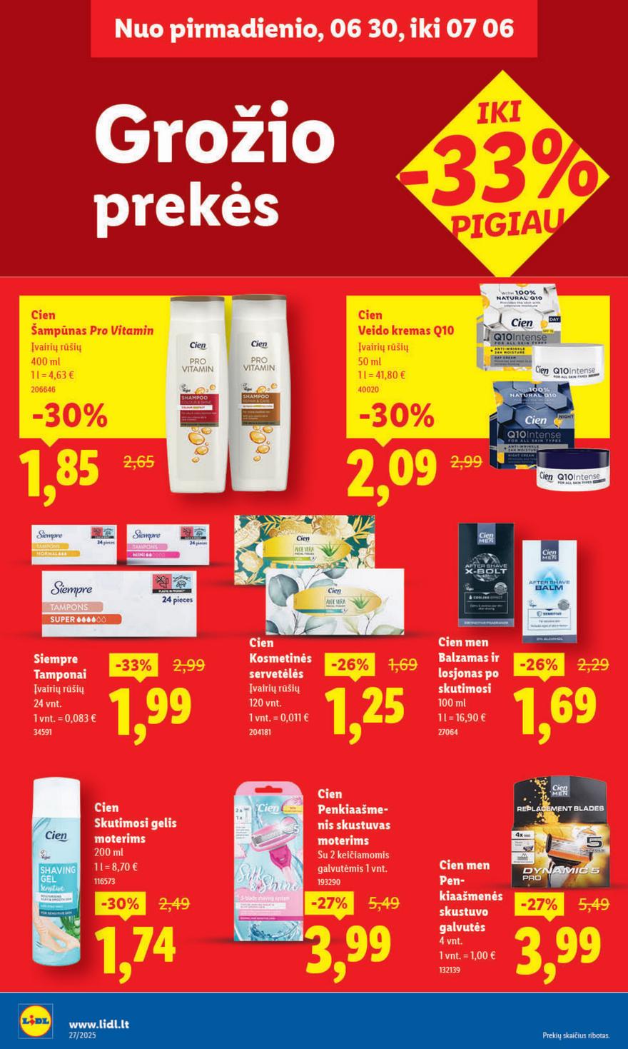 Lidl leidinys akcijos nuo 
  2025-06-30 iki 
  2025-07-06 | Leidinukas.lt puslapis 38
