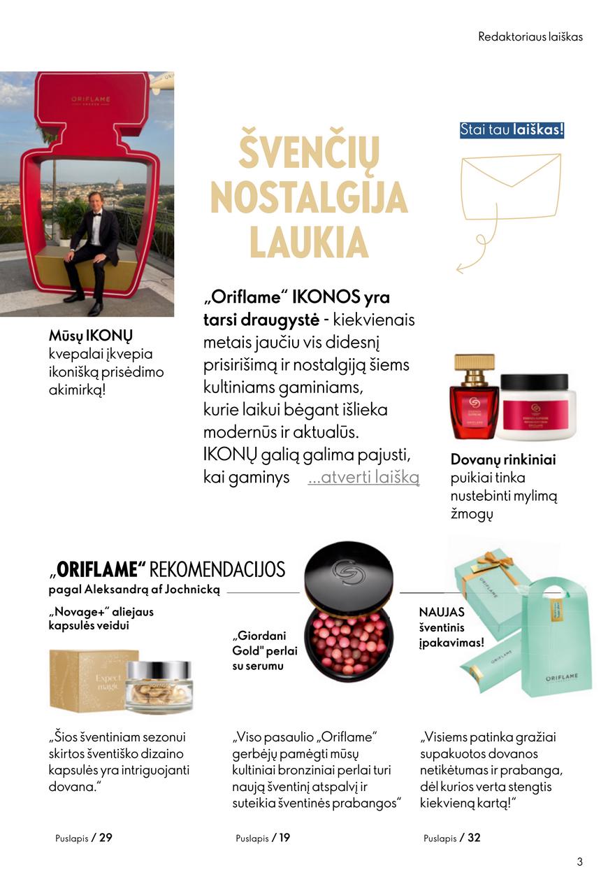 Oriflame katalogas akcijos nuo 
  2025-11-19 iki 
  2025-12-09 | Leidinukas.lt puslapis 3