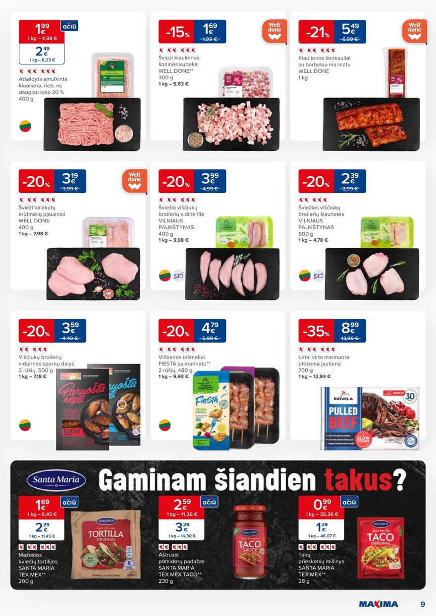 Maxima kaininis leidinys akcijos nuo 
  2023-09-19 iki 
  2023-09-25 | Leidinukas.lt puslapis 9