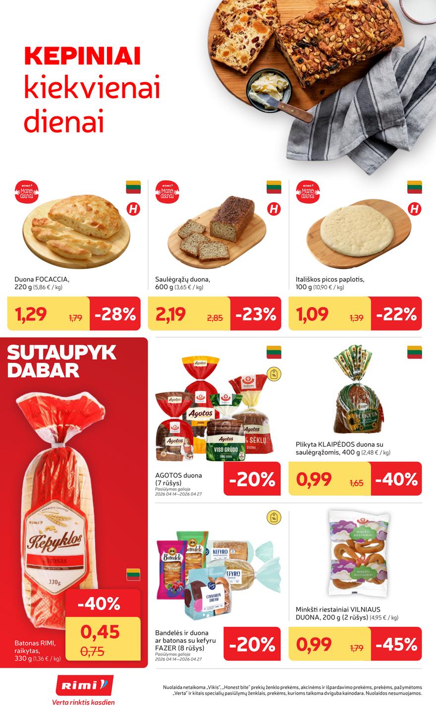 Rimi leidinys akcijos nuo 
  2026-04-14 iki 
  2026-04-20 | Leidinukas.lt puslapis 18
