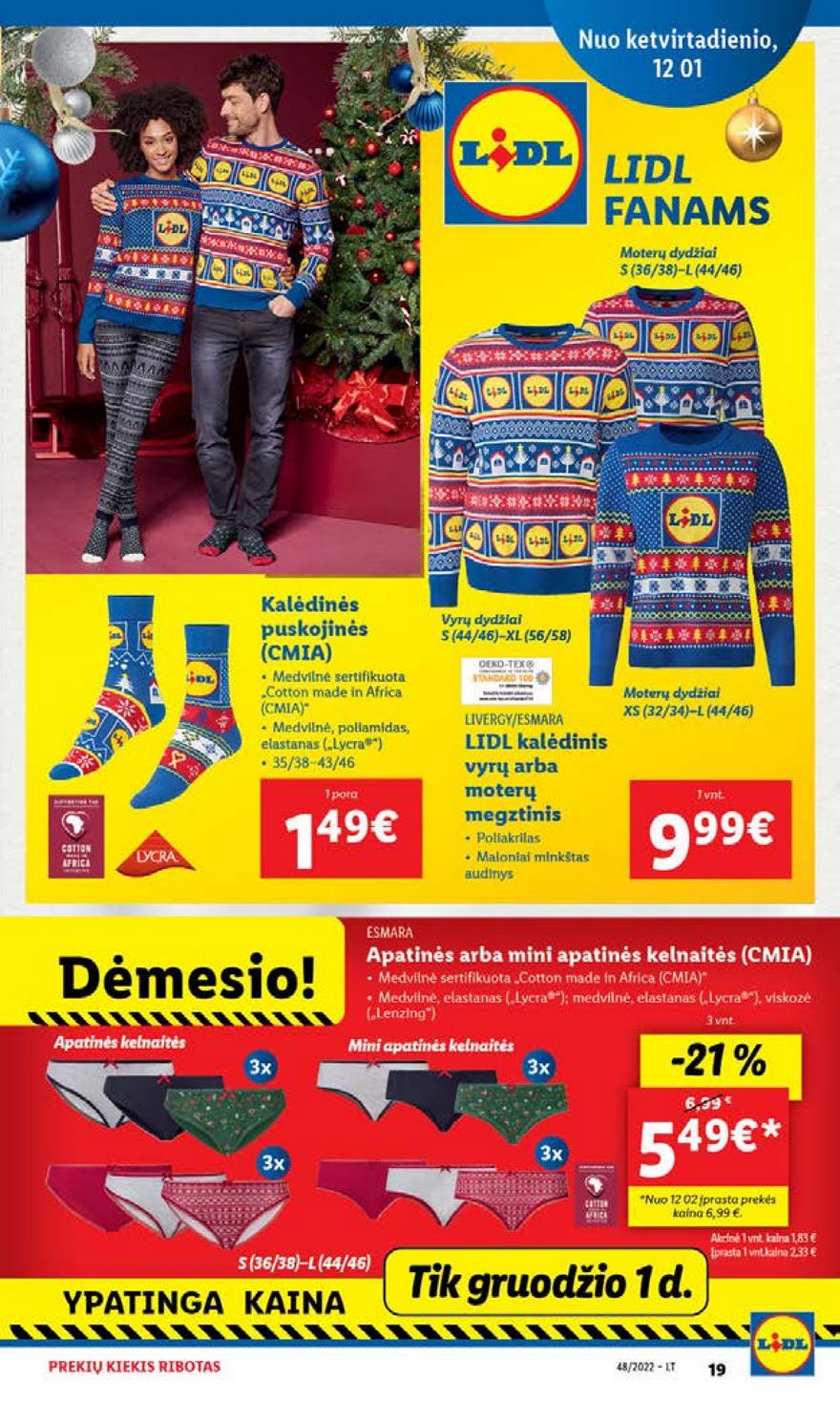Lidl pasiūlymai akcijos nuo 
  2022-11-28 iki 
  2022-12-04 | Leidinukas.lt puslapis 21
