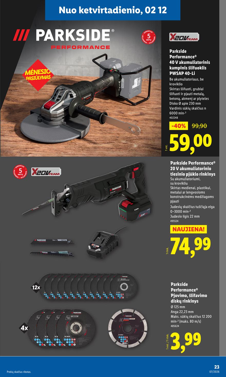 Lidl leidinys naujas akcijos nuo 
  2026-02-09 iki 
  2026-02-15 | Leidinukas.lt puslapis 23