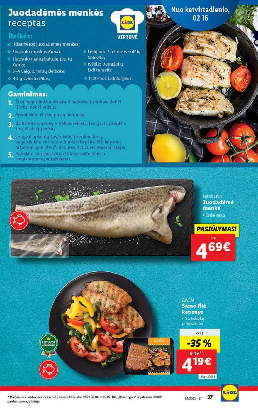 Lidl pasiūlymai akcijos nuo 
  2023-02-13 iki 
  2023-02-19 | Leidinukas.lt puslapis 37