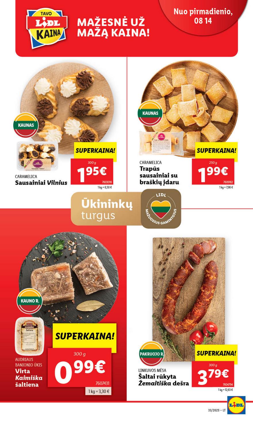 Lidl pasiūlymai akcijos nuo 
  2023-08-14 iki 
  2023-08-20 | Leidinukas.lt puslapis 23