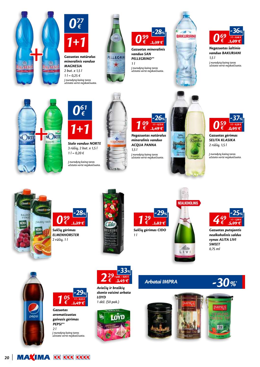 Maxima kaininis leidinys akcijos nuo 
  2019-06-06 iki 
  2019-06-19 | Leidinukas.lt puslapis 20