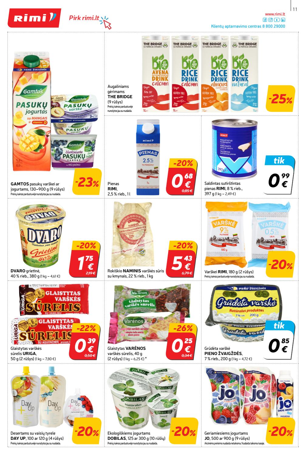 Rimi savaitinis leidinys akcijos nuo 
  2021-01-05 iki 
  2021-01-11 | Leidinukas.lt puslapis 11