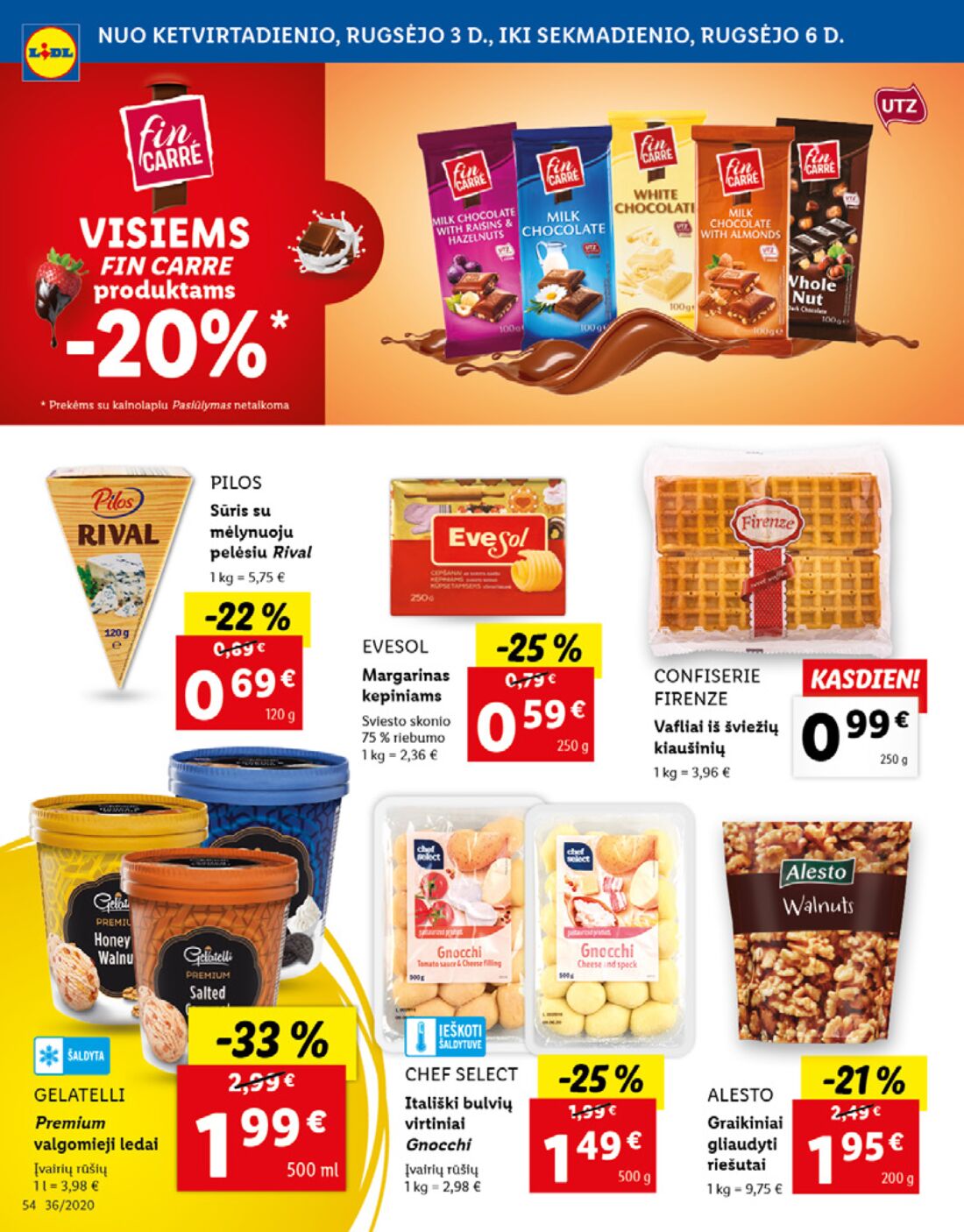 Lidl savaitinis leidinys akcijos nuo 
  2020-08-31 iki 
  2020-09-06 | Leidinukas.lt puslapis 54