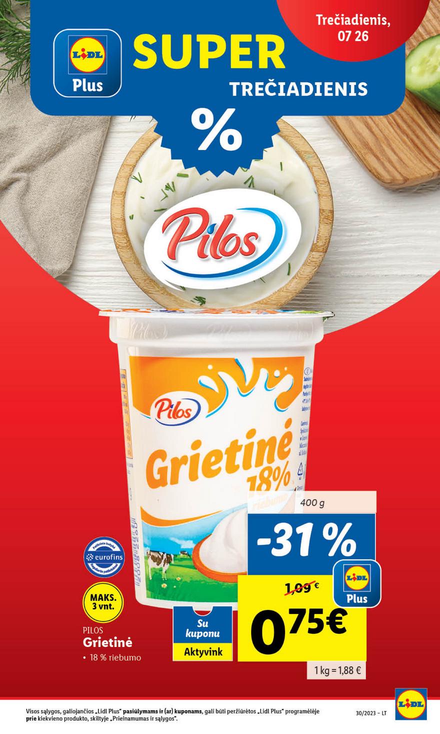 Lidl pasiūlymai akcijos nuo 
  2023-07-24 iki 
  2023-07-30 | Leidinukas.lt puslapis 26