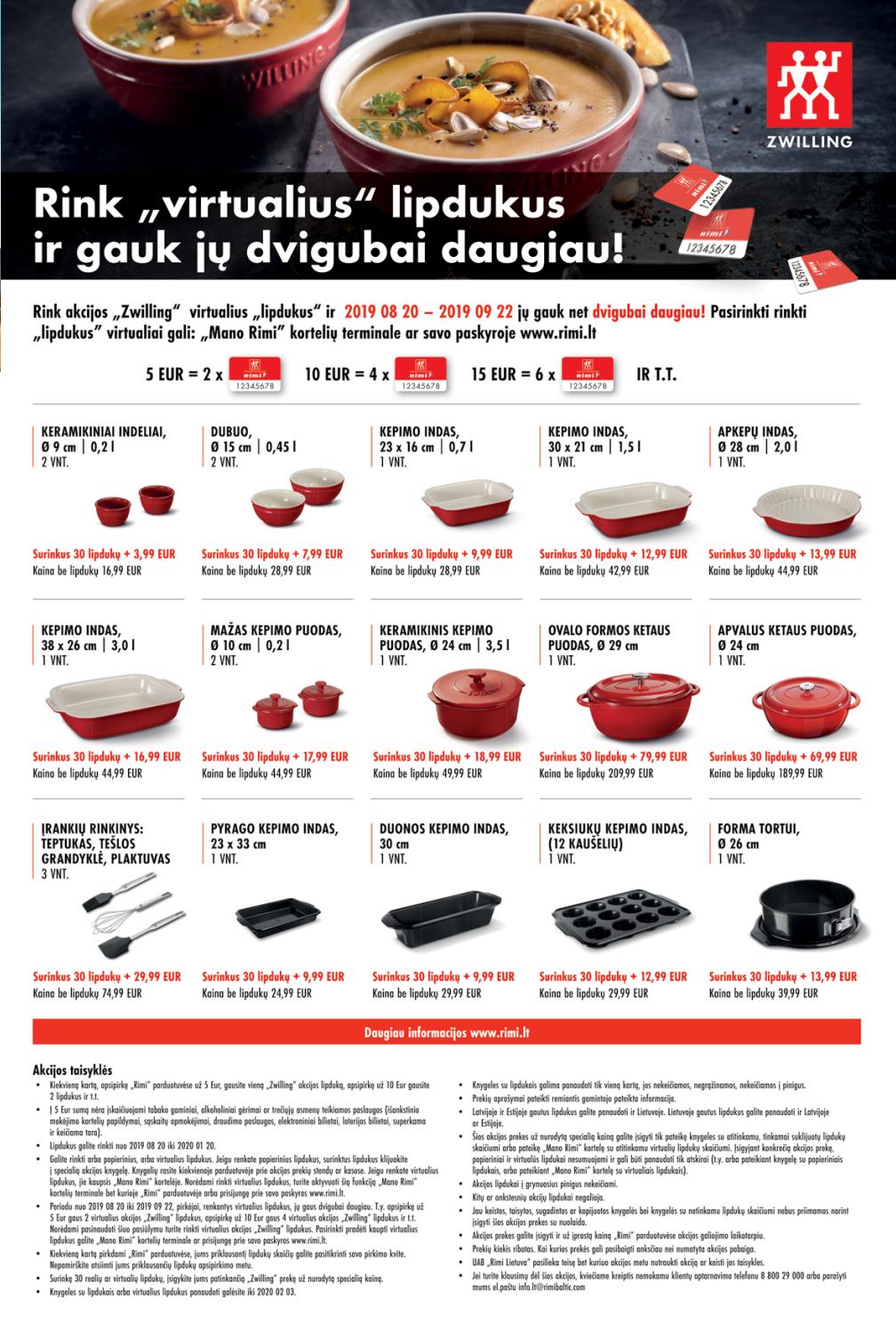 Rimi savaitinis leidinys akcijos nuo 
  2019-08-27 iki 
  2019-09-02 | Leidinukas.lt puslapis 5