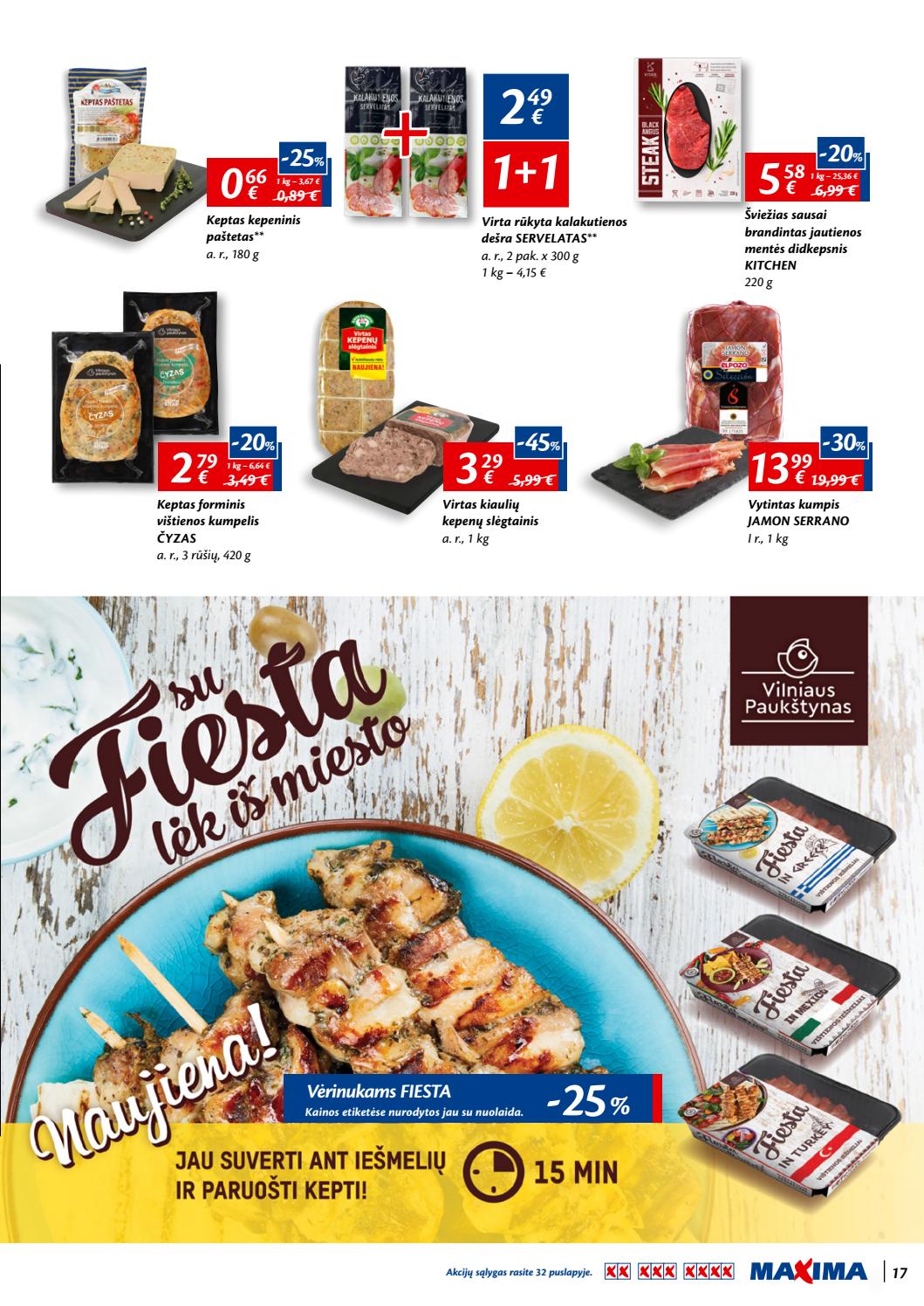 Maxima kaininis leidinys akcijos nuo 
  2019-07-19 iki 
  2019-07-31 | Leidinukas.lt puslapis 17