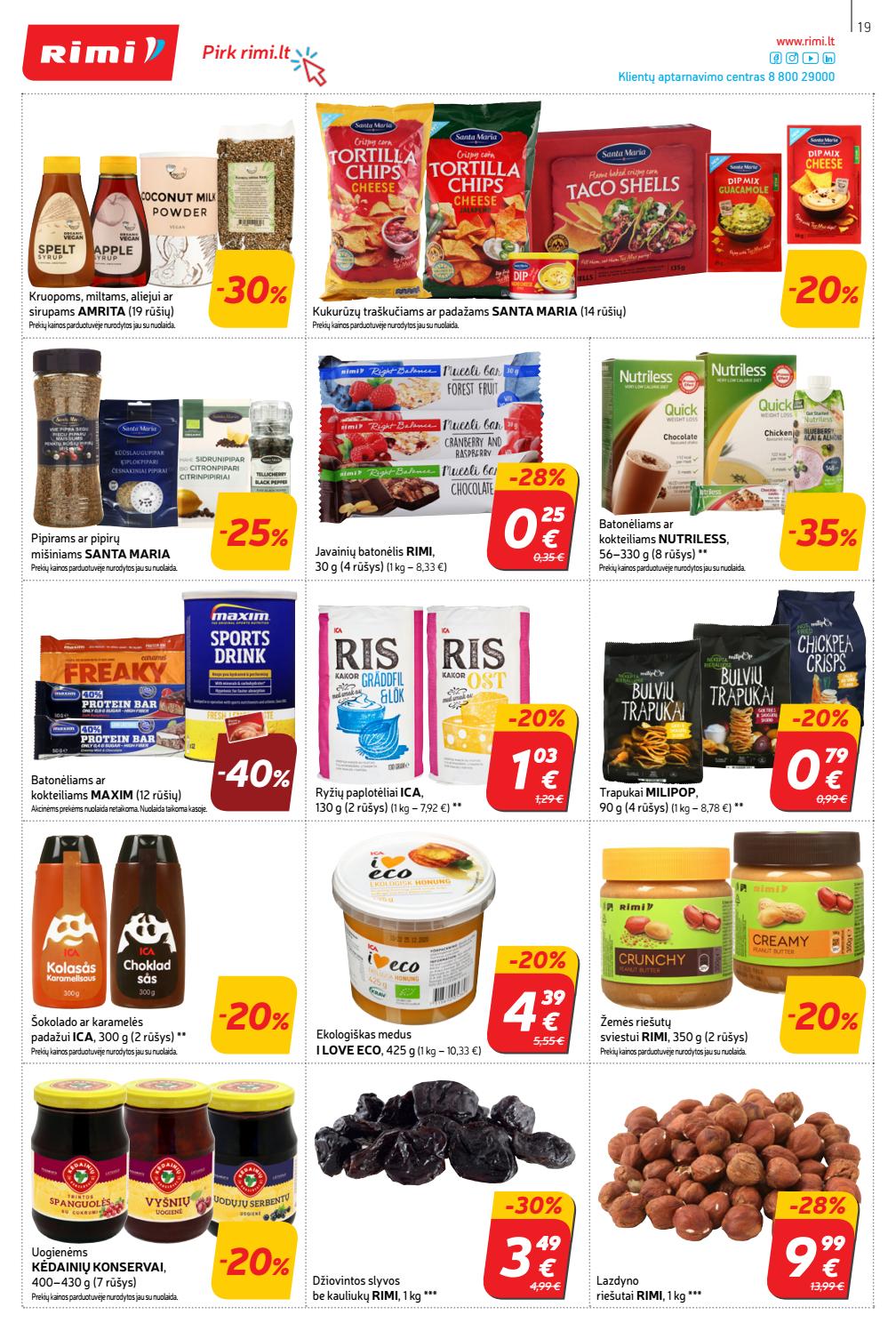 Rimi savaitinis leidinys akcijos nuo 
  2020-09-29 iki 
  2020-10-05 | Leidinukas.lt puslapis 19