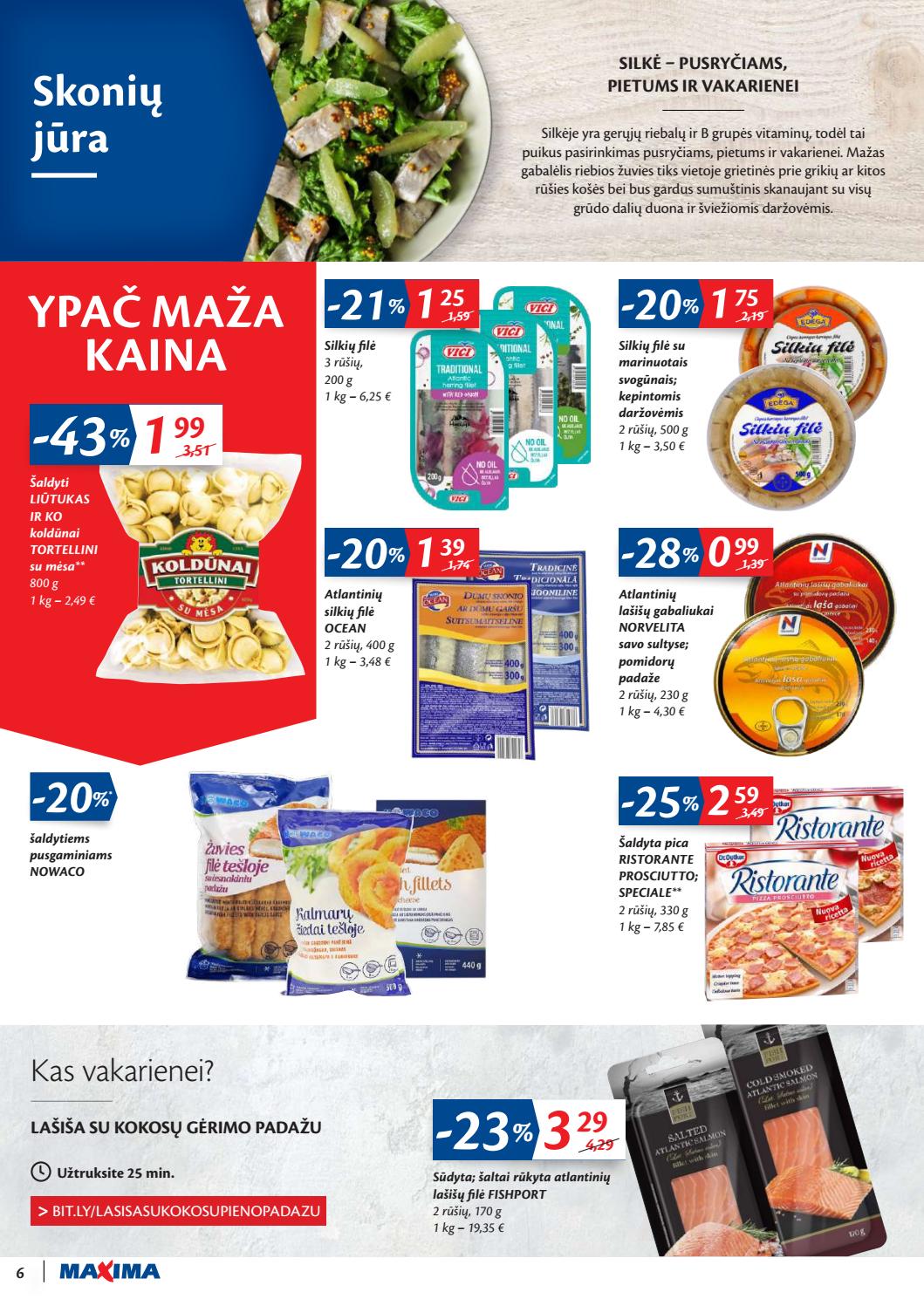 Maxima kaininis leidinys akcijos nuo 
  2019-10-08 iki 
  2019-10-14 | Leidinukas.lt puslapis 6