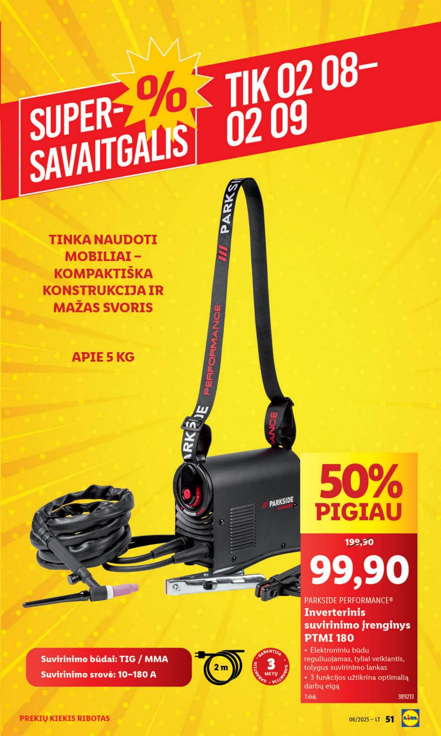 Lidl ne maisto leidinys akcijos nuo 
  2025-02-03 iki 
  2025-02-09 | Leidinukas.lt puslapis 51