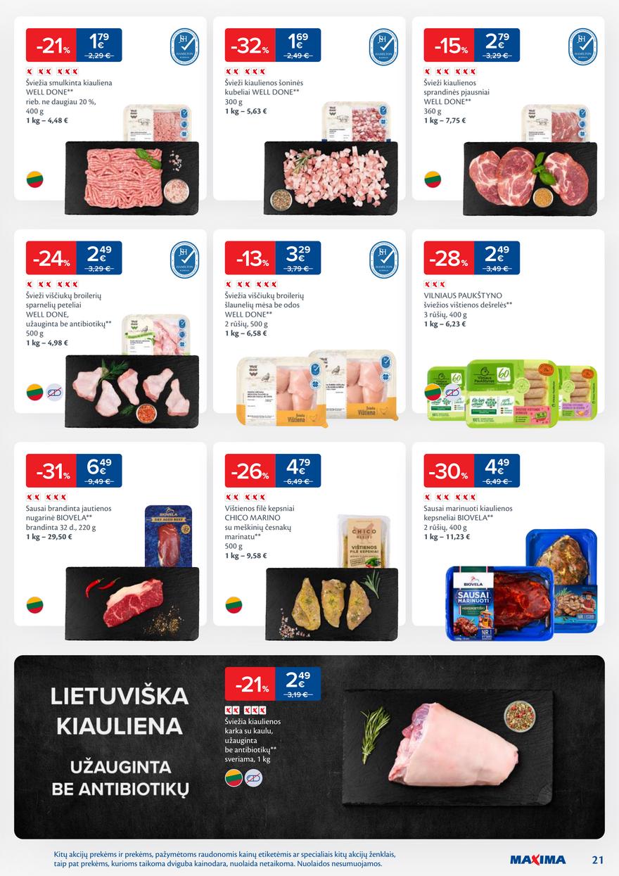 Maxima leidinys akcijos nuo 
  2025-10-28 iki 
  2025-11-03 | Leidinukas.lt puslapis 21