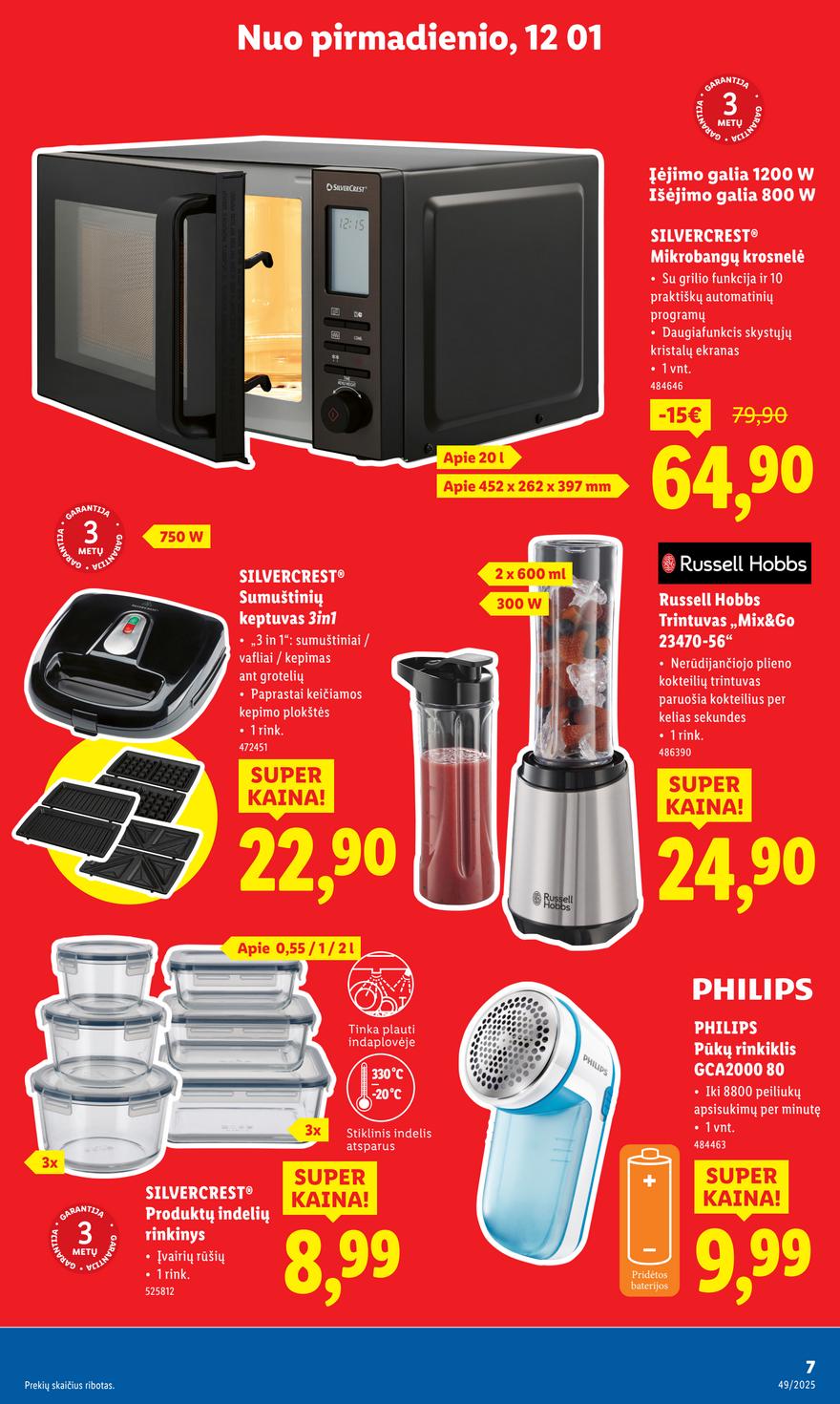 Lidl leidinys akcijos nuo 
  2025-12-01 iki 
  2025-12-07 | Leidinukas.lt puslapis 7