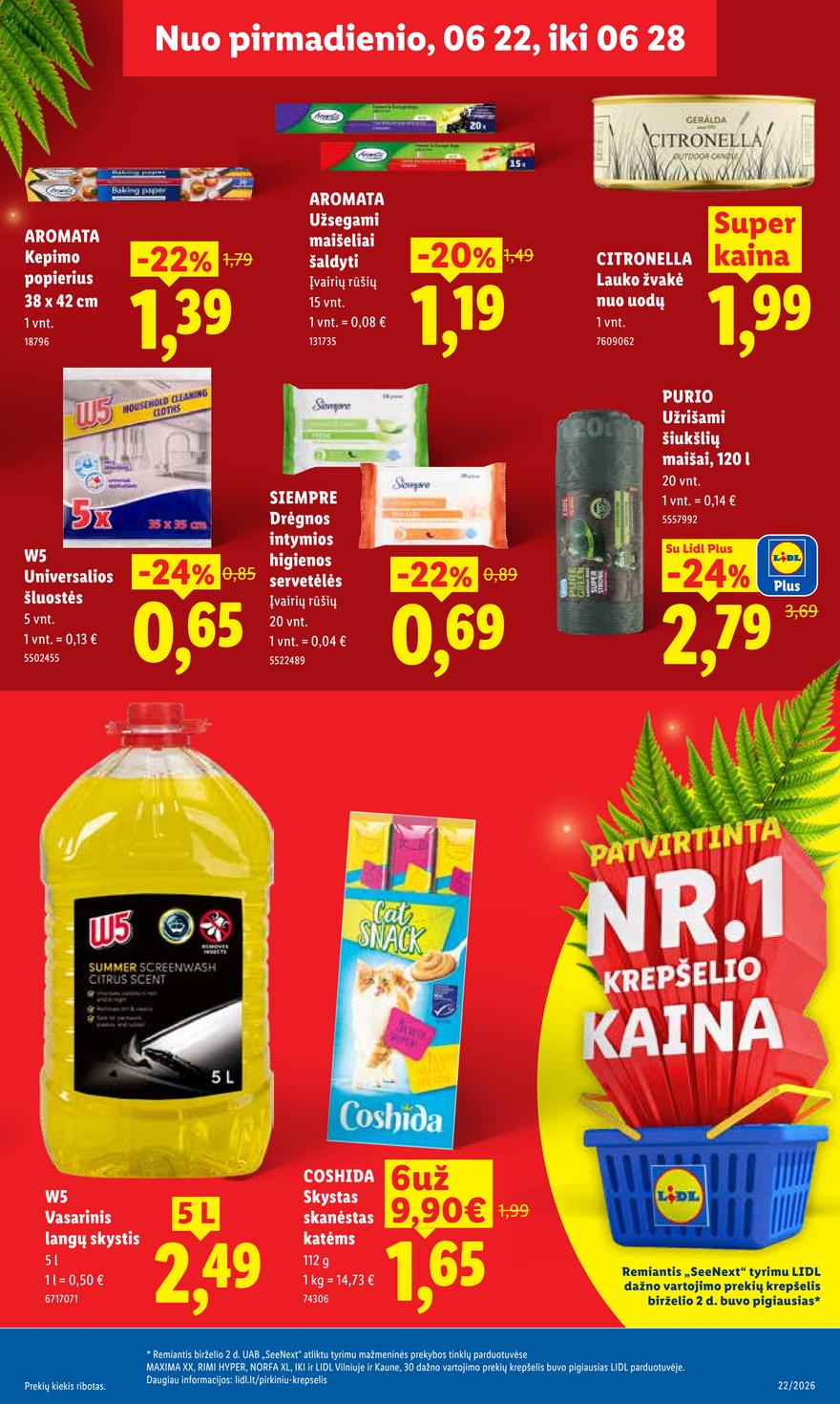 Lidl leidinys akcijos nuo 
  2026-06-22 iki 
  2026-06-28 | Leidinukas.lt puslapis 23