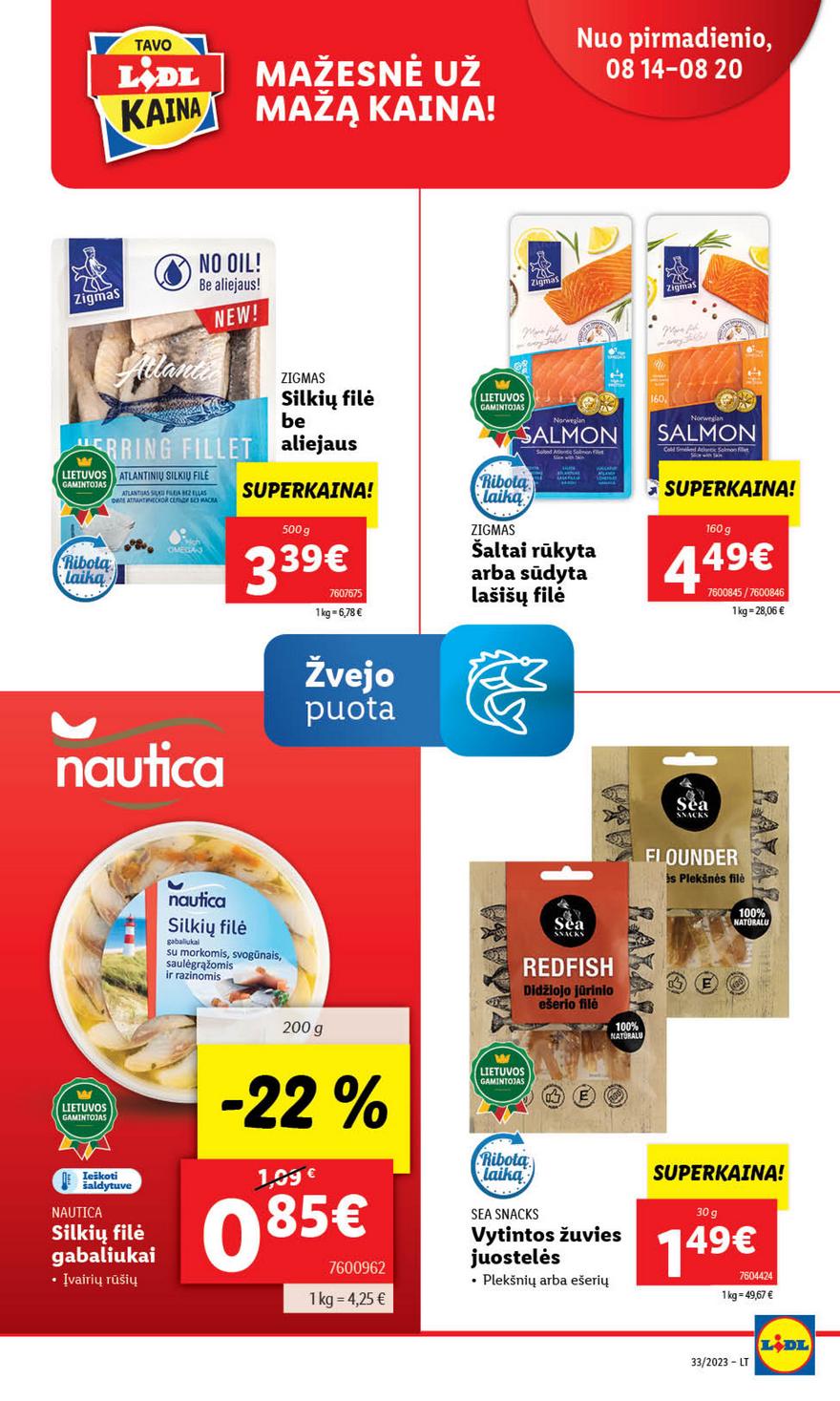 Lidl pasiūlymai akcijos nuo 
  2023-08-14 iki 
  2023-08-20 | Leidinukas.lt puslapis 32