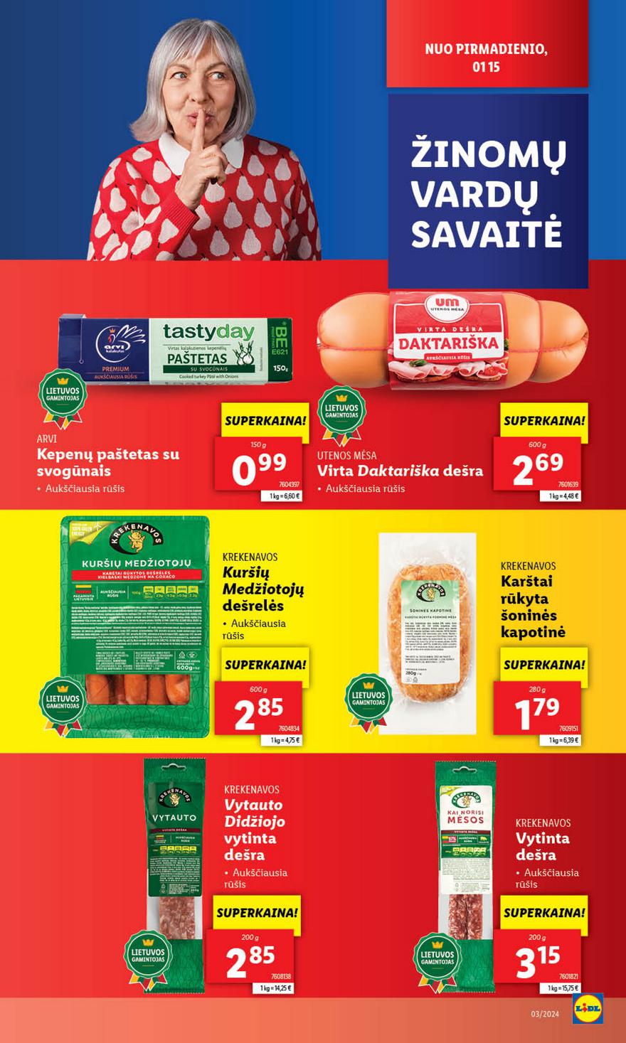 Lidl pasiūlymai akcijos nuo 
  2024-01-15 iki 
  2024-01-21 | Leidinukas.lt puslapis 14