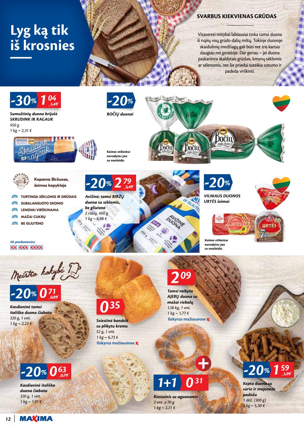 Maxima kaininis leidinys akcijos nuo 
  2020-06-09 iki 
  2020-06-15 | Leidinukas.lt puslapis 12