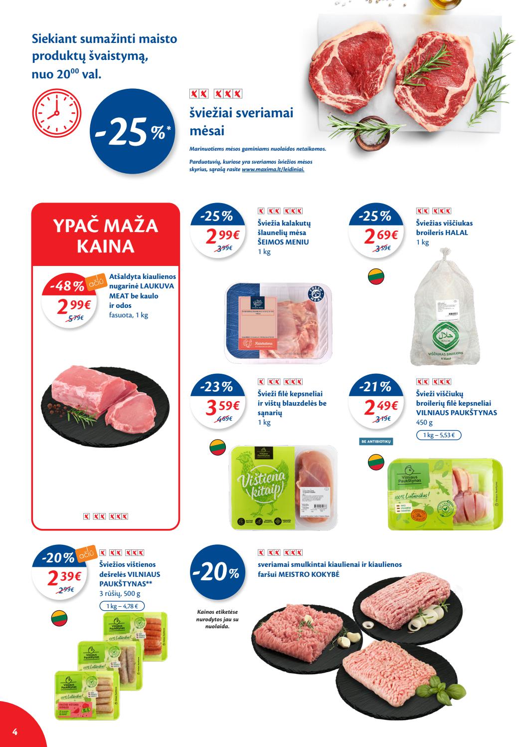 Maxima kaininis leidinys akcijos nuo 
  2021-02-23 iki 
  2021-03-01 | Leidinukas.lt puslapis 4