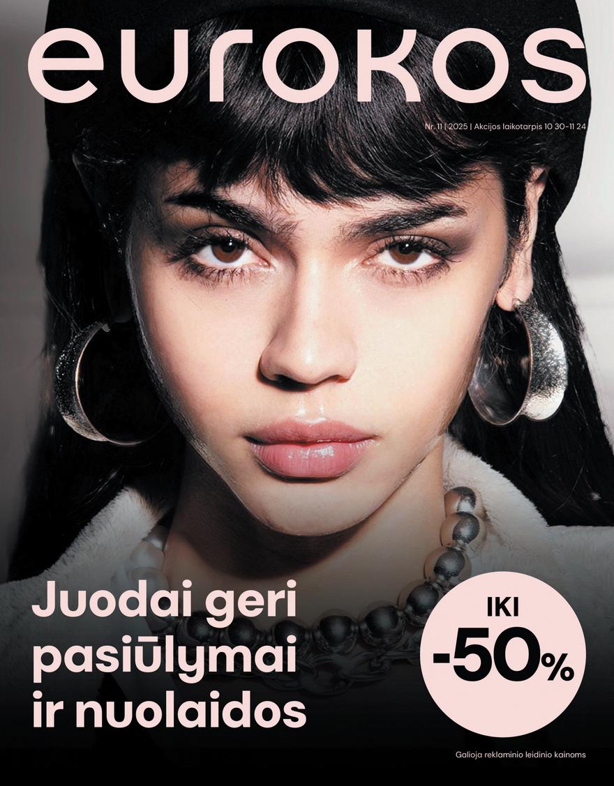 Eurokos leidinys akcijos nuo 
  2025-10-30 iki 
  2025-11-24 | Leidinukas.lt puslapis 1