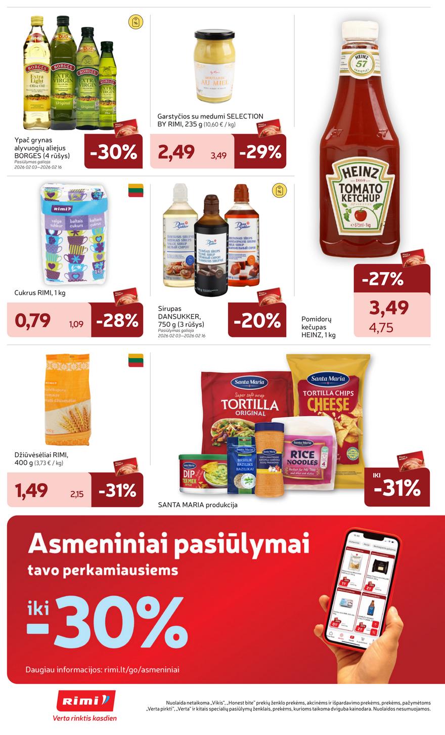 Rimi leidinys akcijos nuo 
  2026-02-03 iki 
  2026-02-09 | Leidinukas.lt puslapis 26