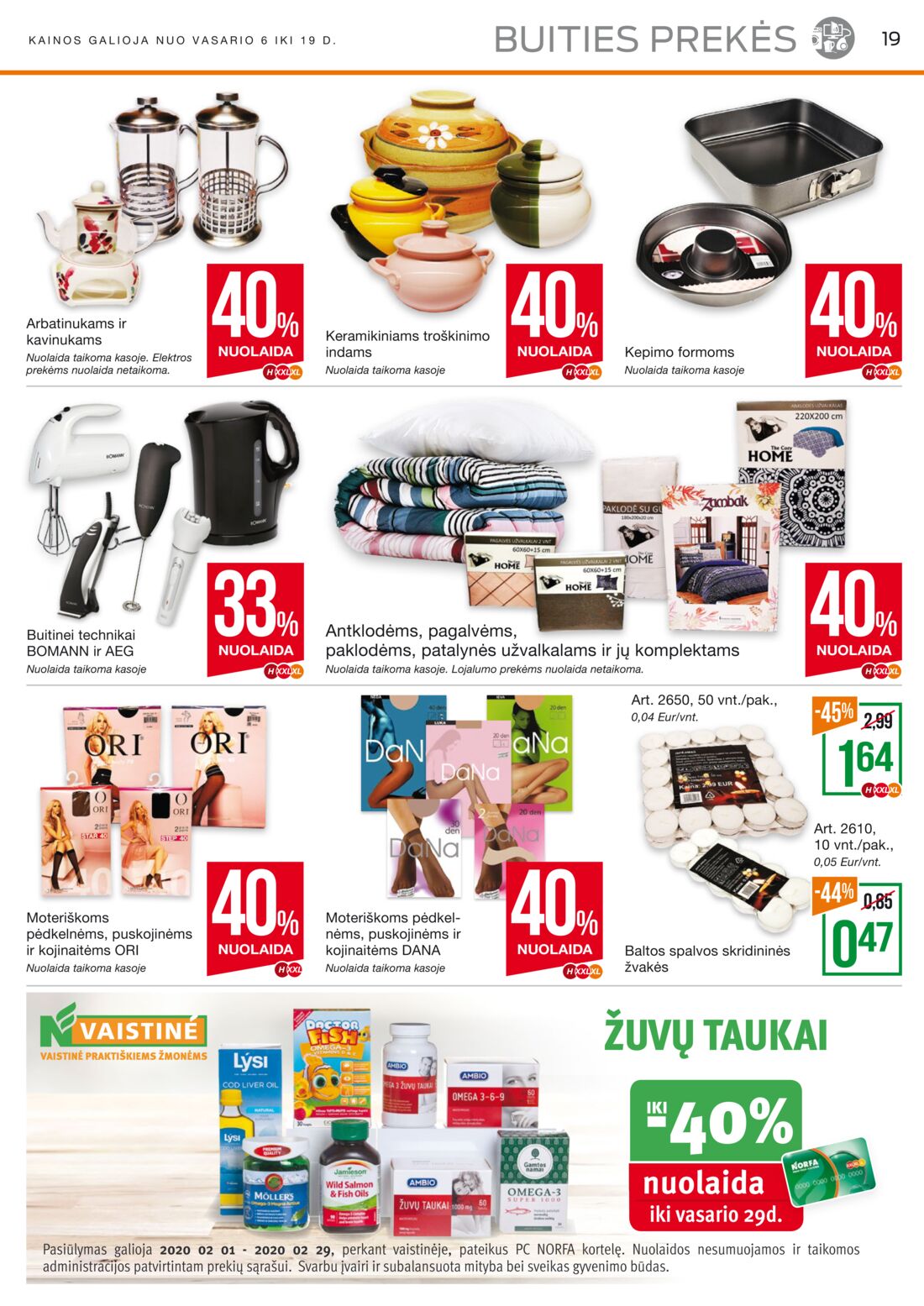 Norfa kaininis leidinys akcijos nuo 
  2020-02-06 iki 
  2020-02-19 | Leidinukas.lt puslapis 19