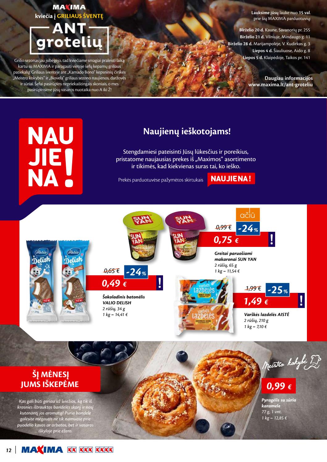 Maxima kaininis leidinys akcijos nuo 
  2019-06-20 iki 
  2019-07-03 | Leidinukas.lt puslapis 12