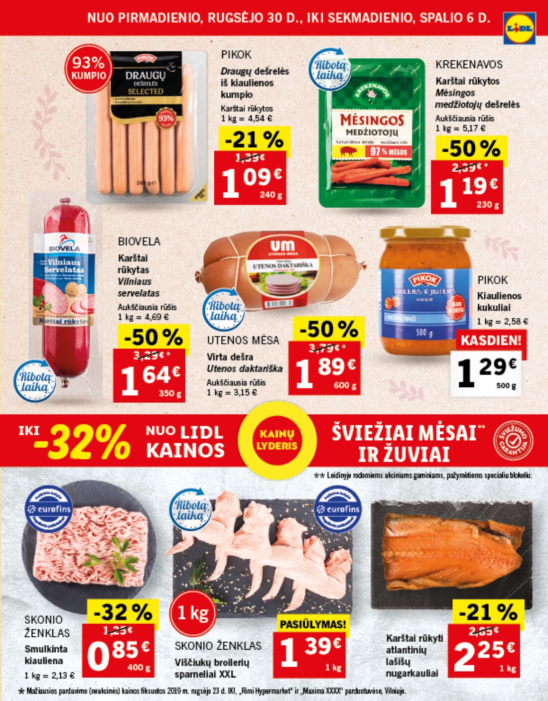 Lidl savaitinis leidinys akcijos nuo 
  2019-09-30 iki 
  2019-10-06 | Leidinukas.lt puslapis 7