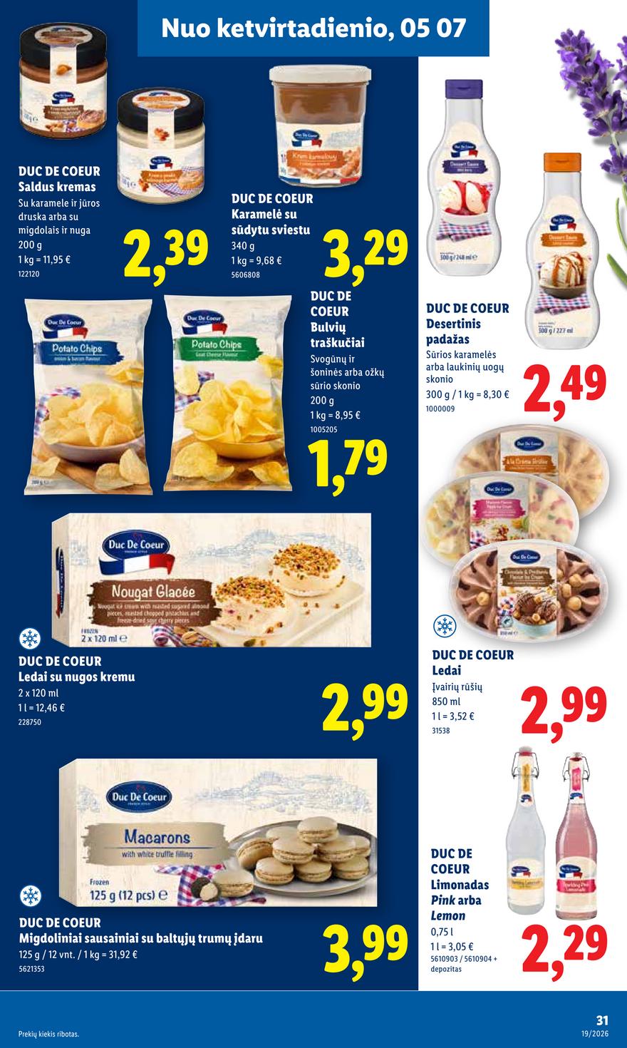 Lidl leidinys akcijos nuo 
  2026-05-04 iki 
  2026-05-10 | Leidinukas.lt puslapis 31