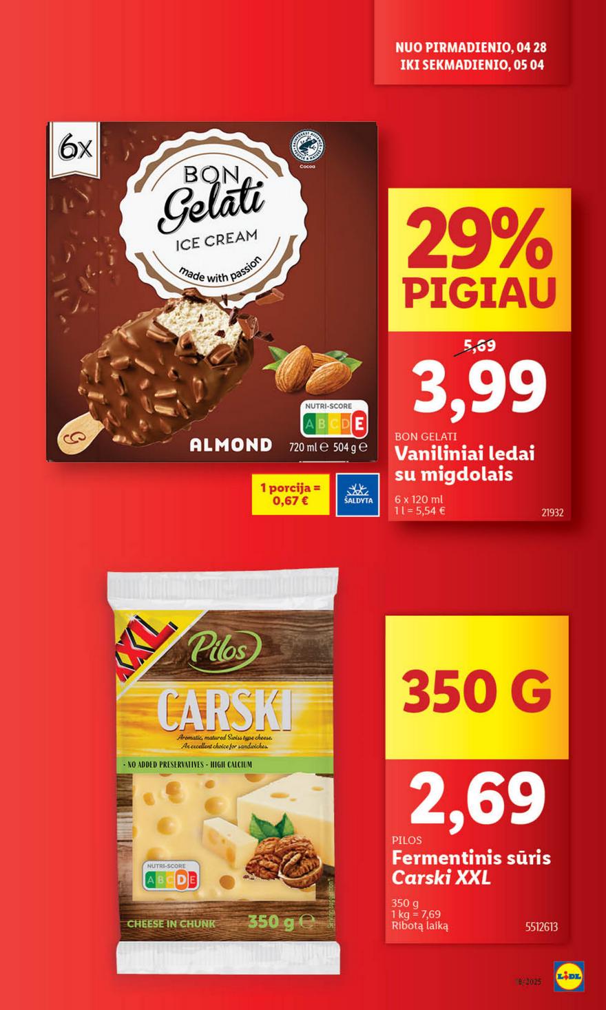 Lidl savaitinis leidinys akcijos nuo 
  2025-04-28 iki 
  2025-05-04 | Leidinukas.lt puslapis 22