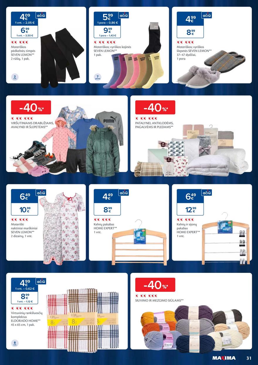 Maxima kaininis leidinys akcijos nuo 
  2024-01-09 iki 
  2024-01-15 | Leidinukas.lt puslapis 31